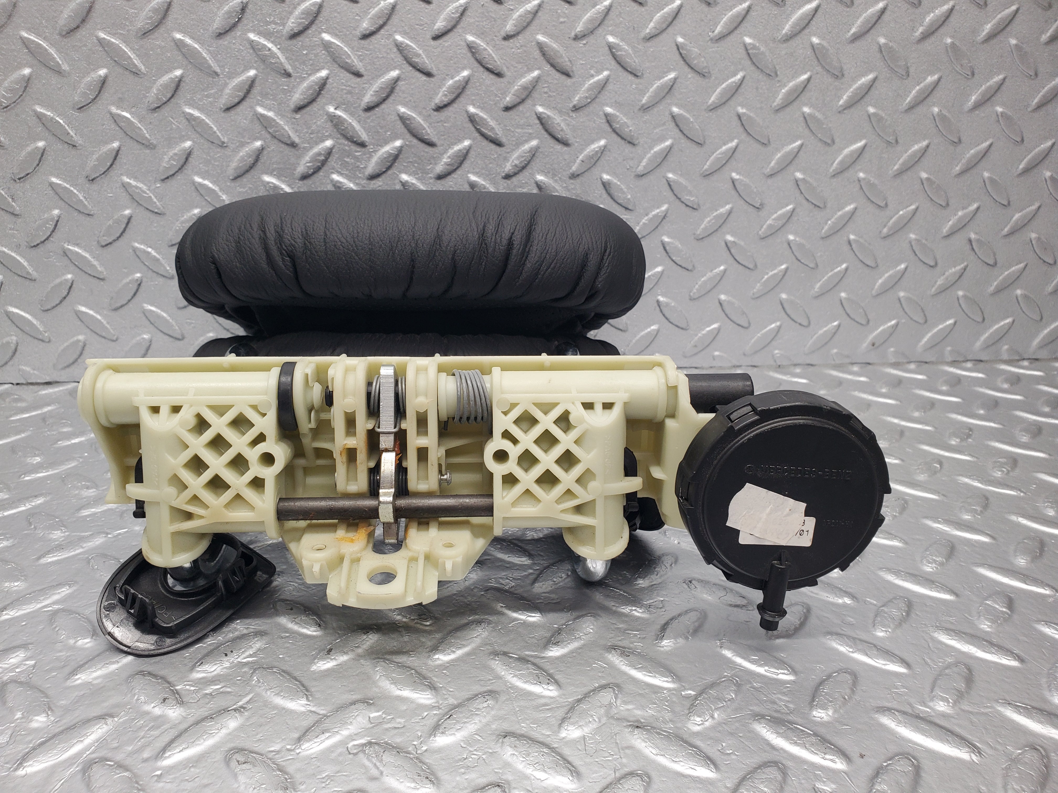 1614 Mercedes-Benz W220 S430 Rear Headrest Black Leather