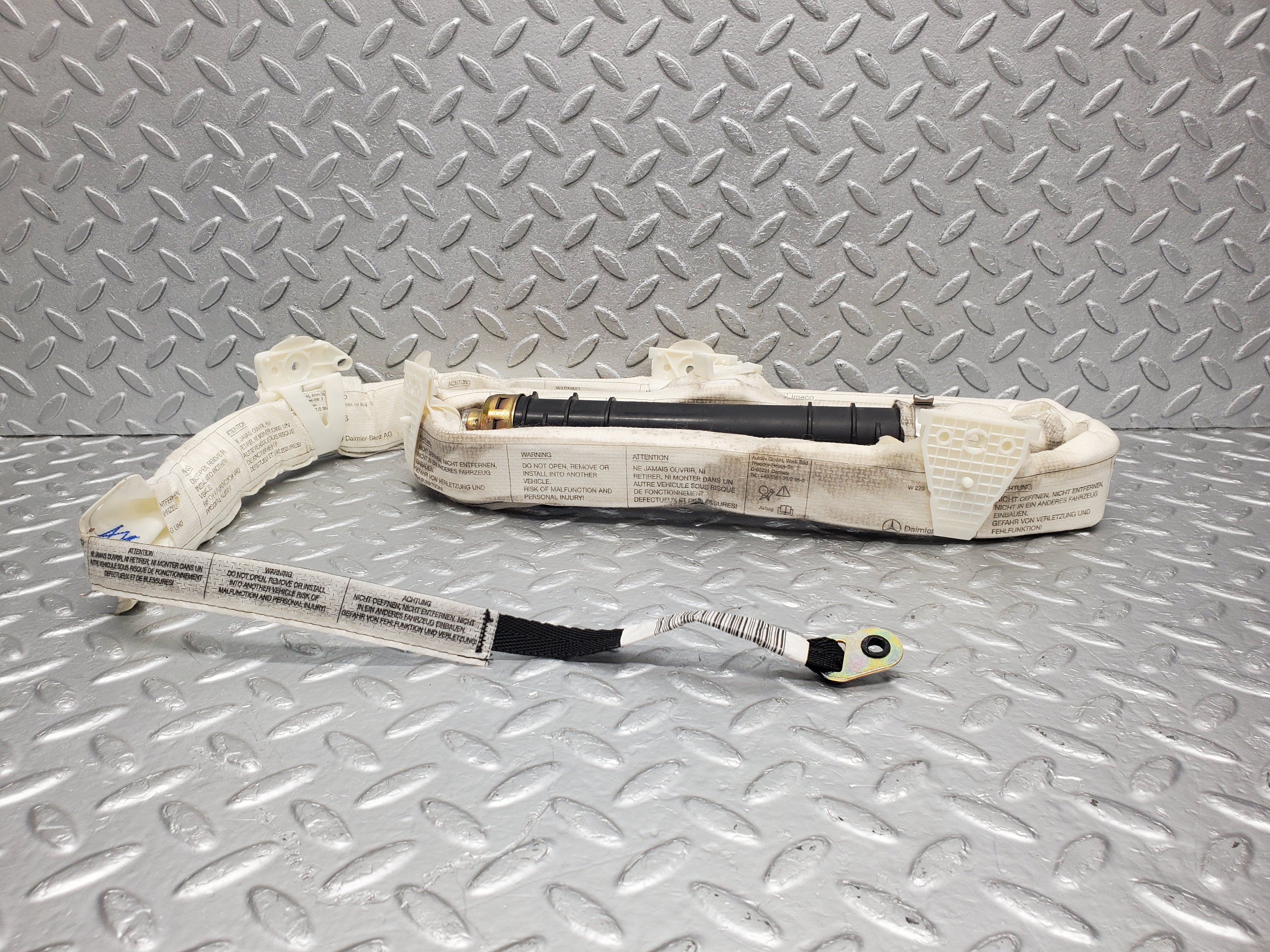 1623 Mercedes-Benz W220 S430 Roof Curtain Airbag Right Driver Side 2208600605