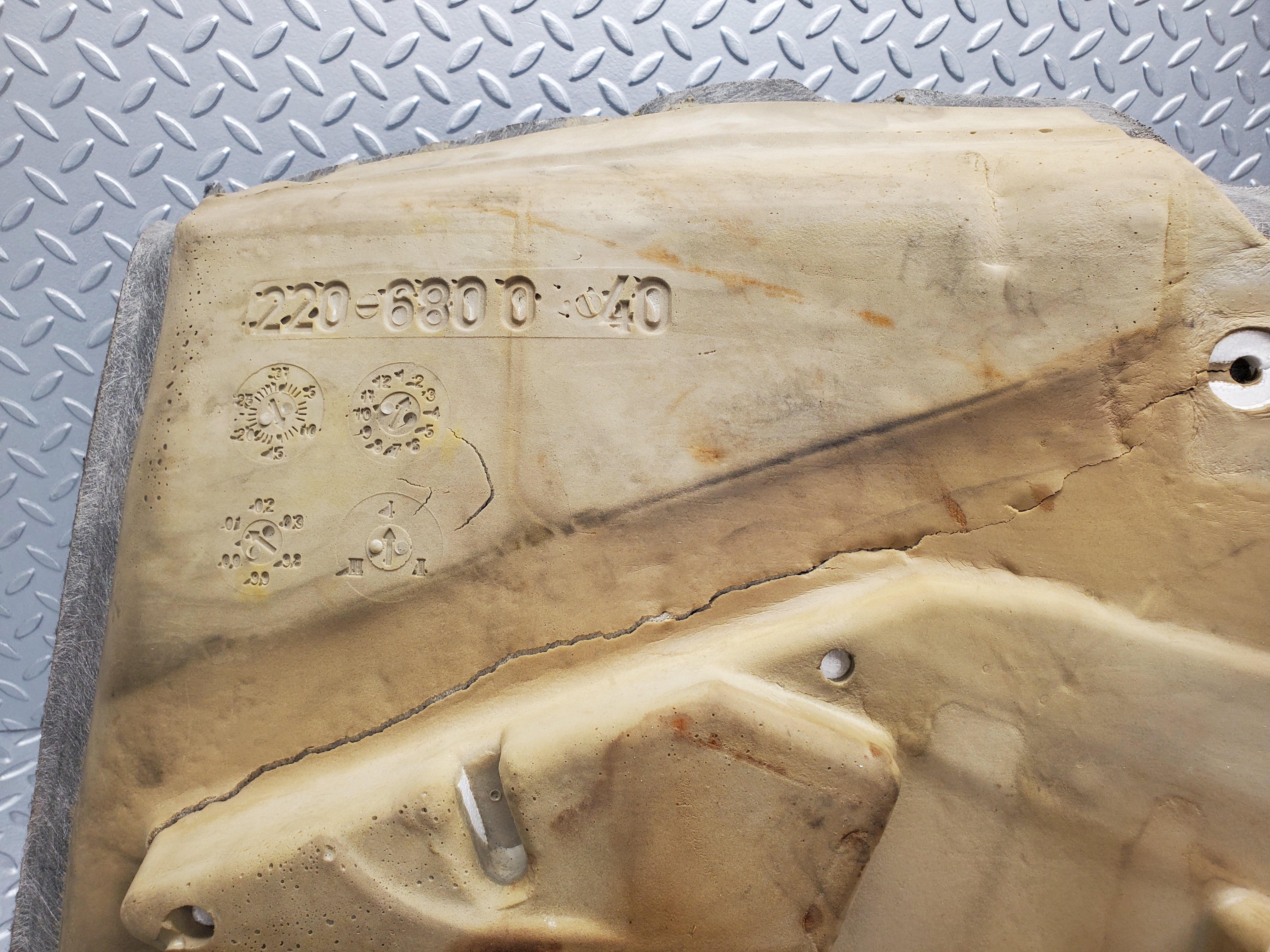 1651 Mercedes-Benz W220 S430 Floor Mat Front Right Side 220680440