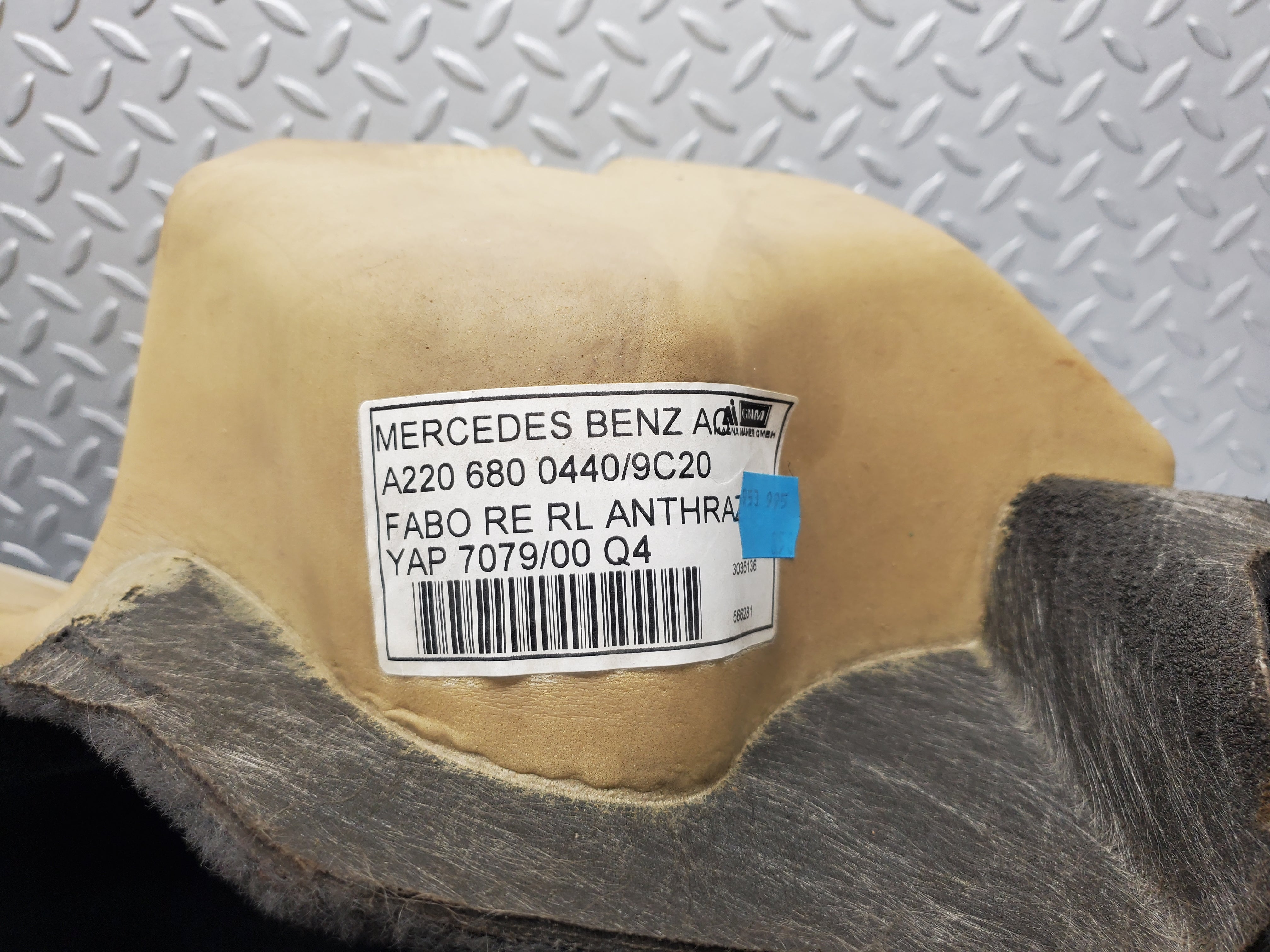 1651 Mercedes-Benz W220 S430 Floor Mat Front Right Side 220680440