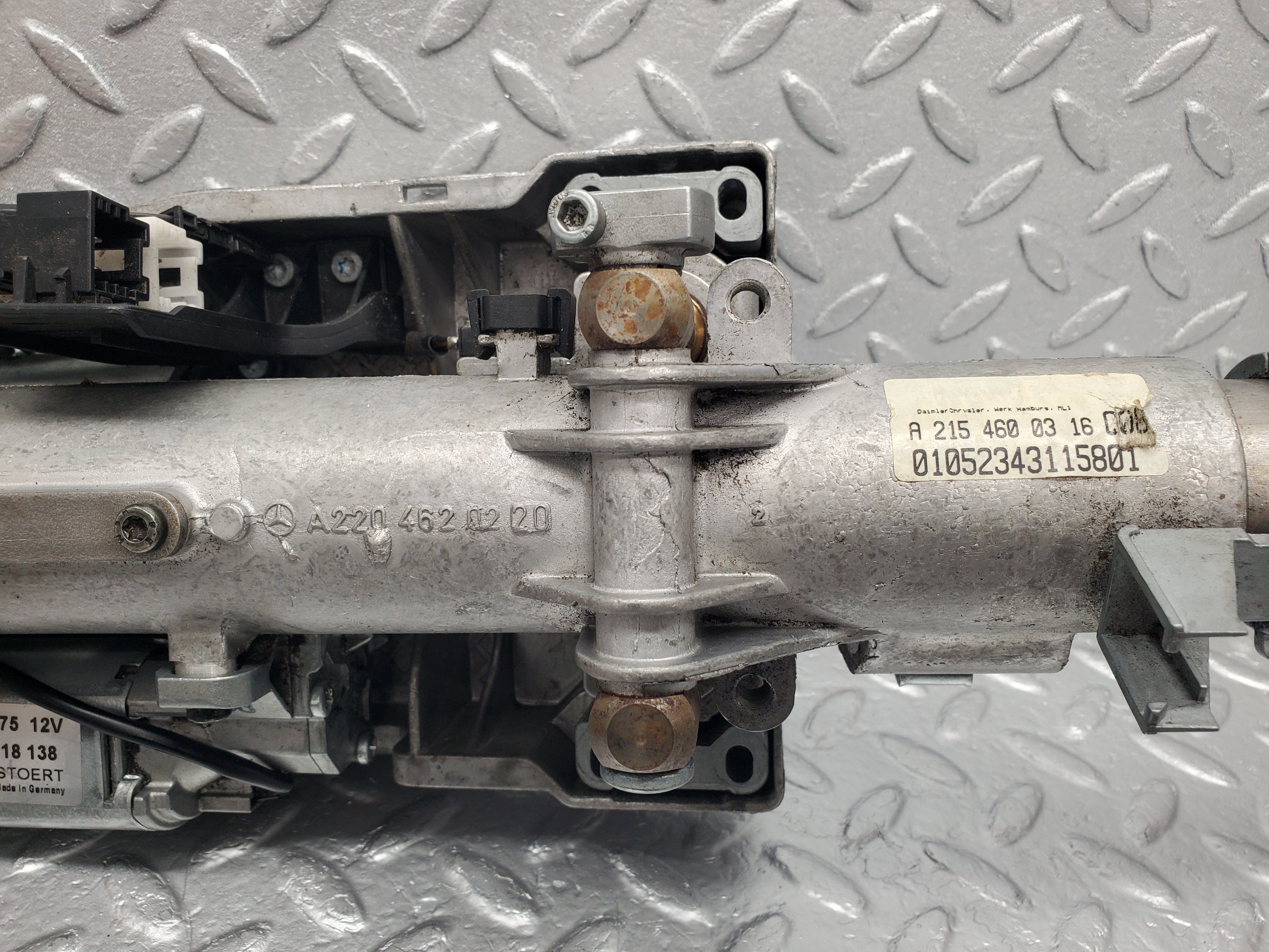 1657 Mercedes-Benz W220 S430 Electric Steering Column 2204620220 2154600316 2205400288