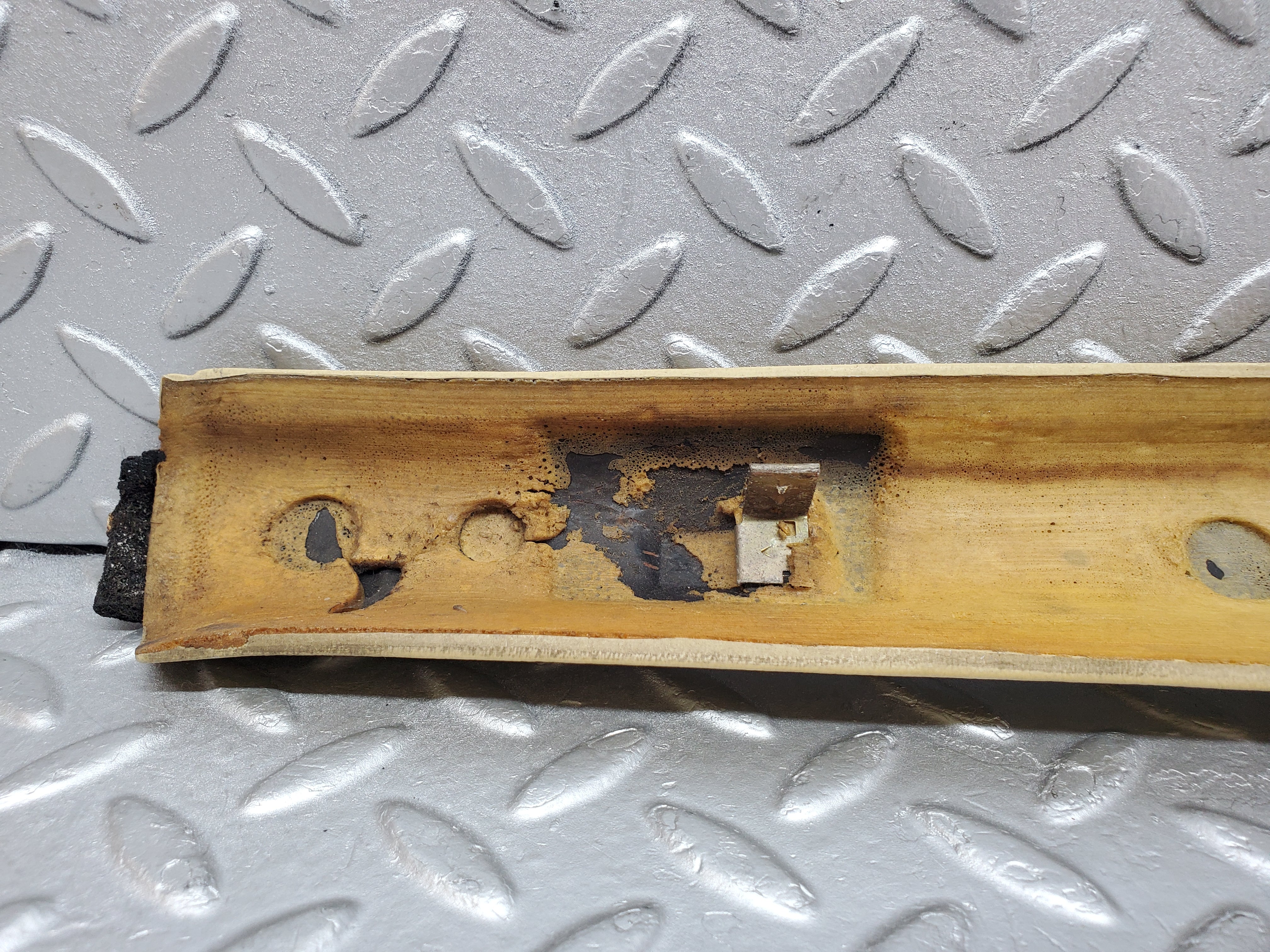 1002 Mercedes-Benz C123 230CE Coupe A Pillar Cover Left Side Beige