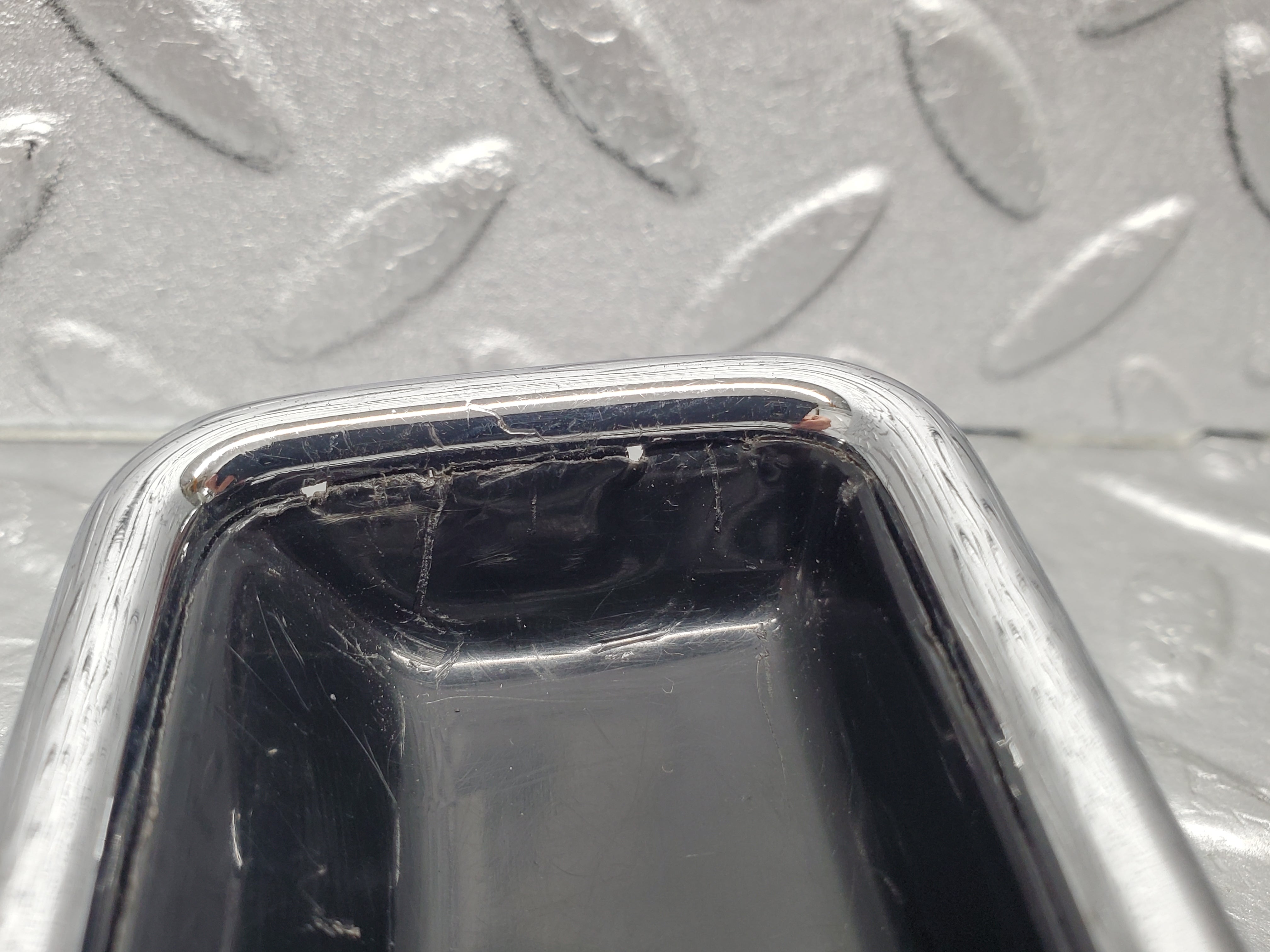 1307 Mercedes-Benz V123 240D Chrome Frame For Door Handle Left 1087660511