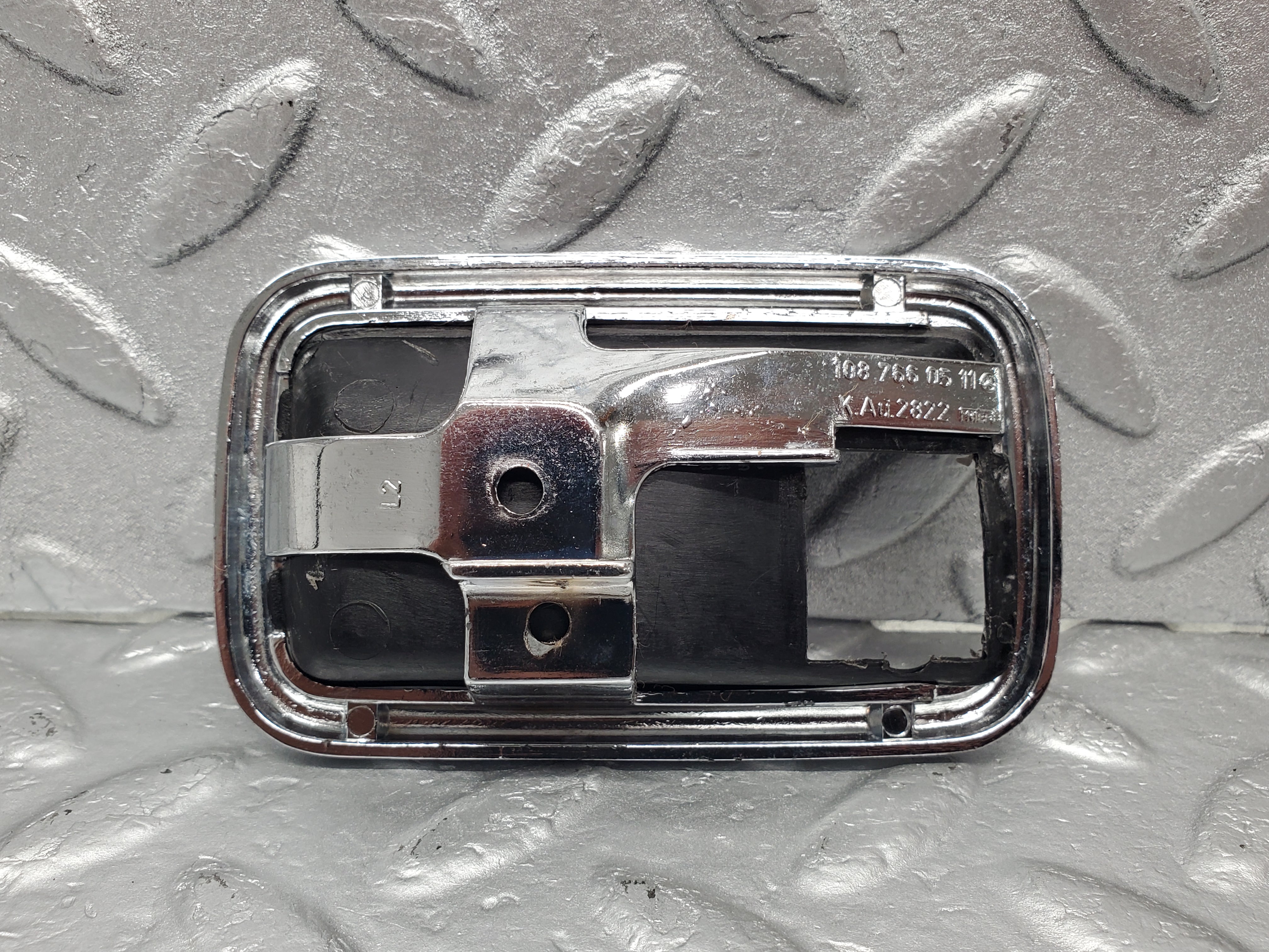 1307 Mercedes-Benz V123 240D Chrome Frame For Door Handle Left 1087660511