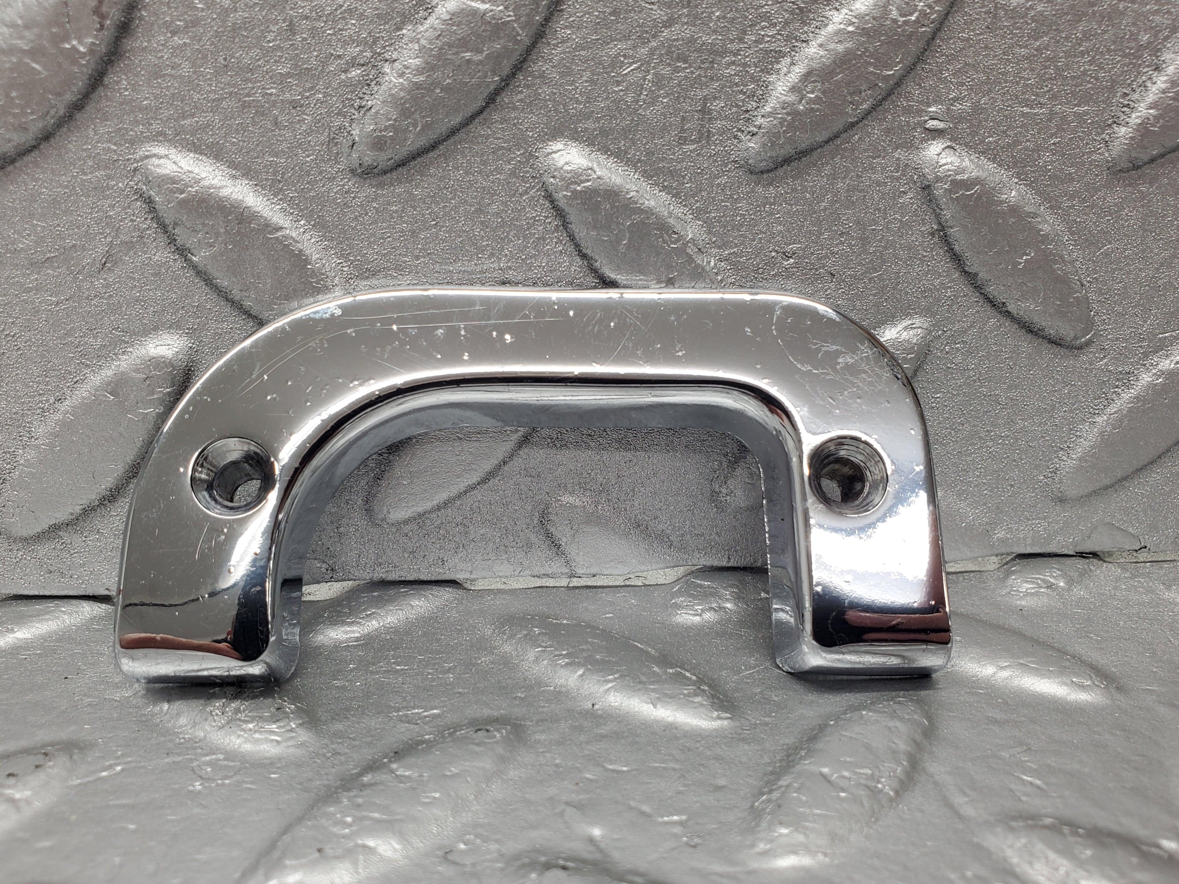 1313 Mercedes-Benz V123 240D Left Interior Chrome Door Latch Trim