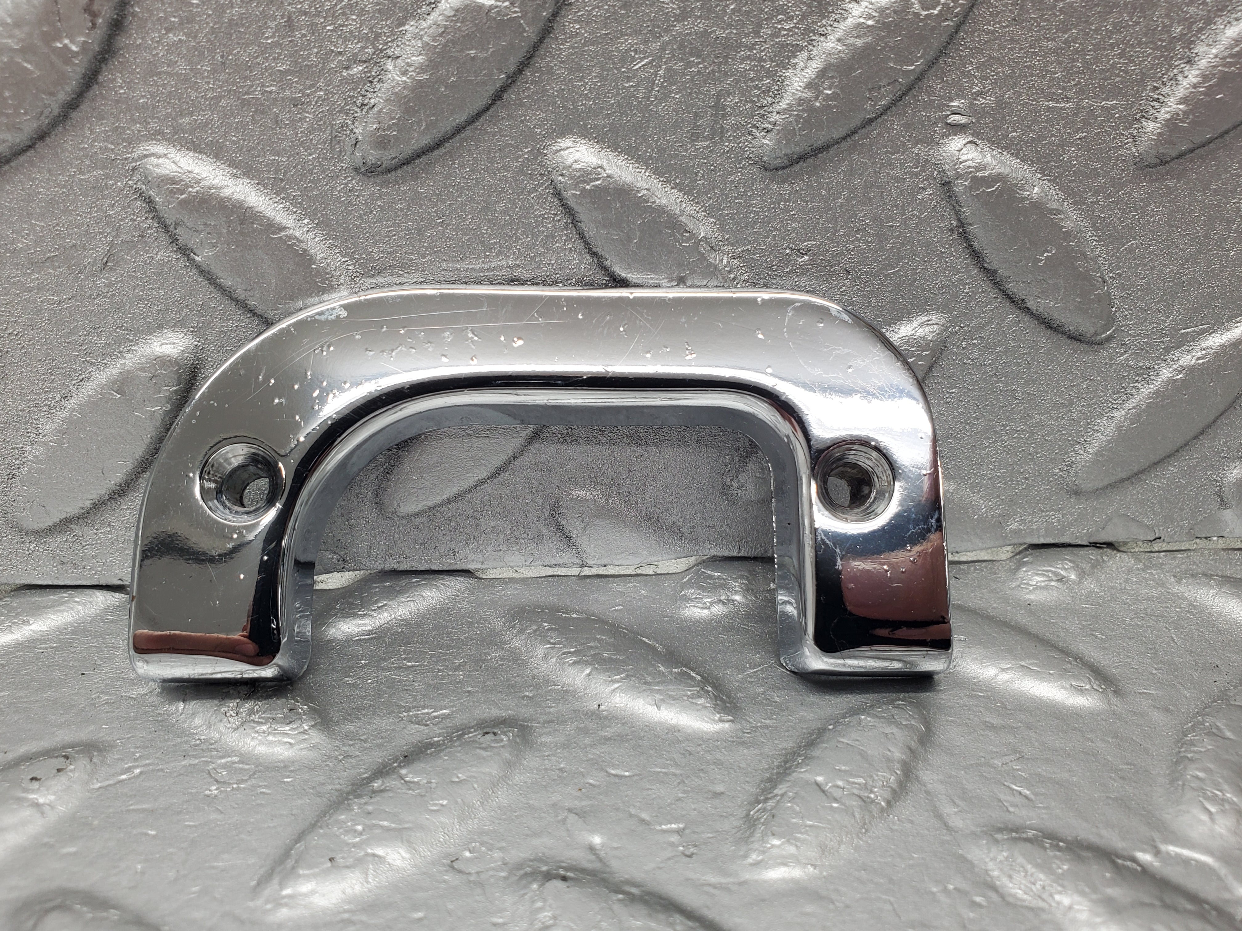 1313 Mercedes-Benz V123 240D Left Interior Chrome Door Latch Trim