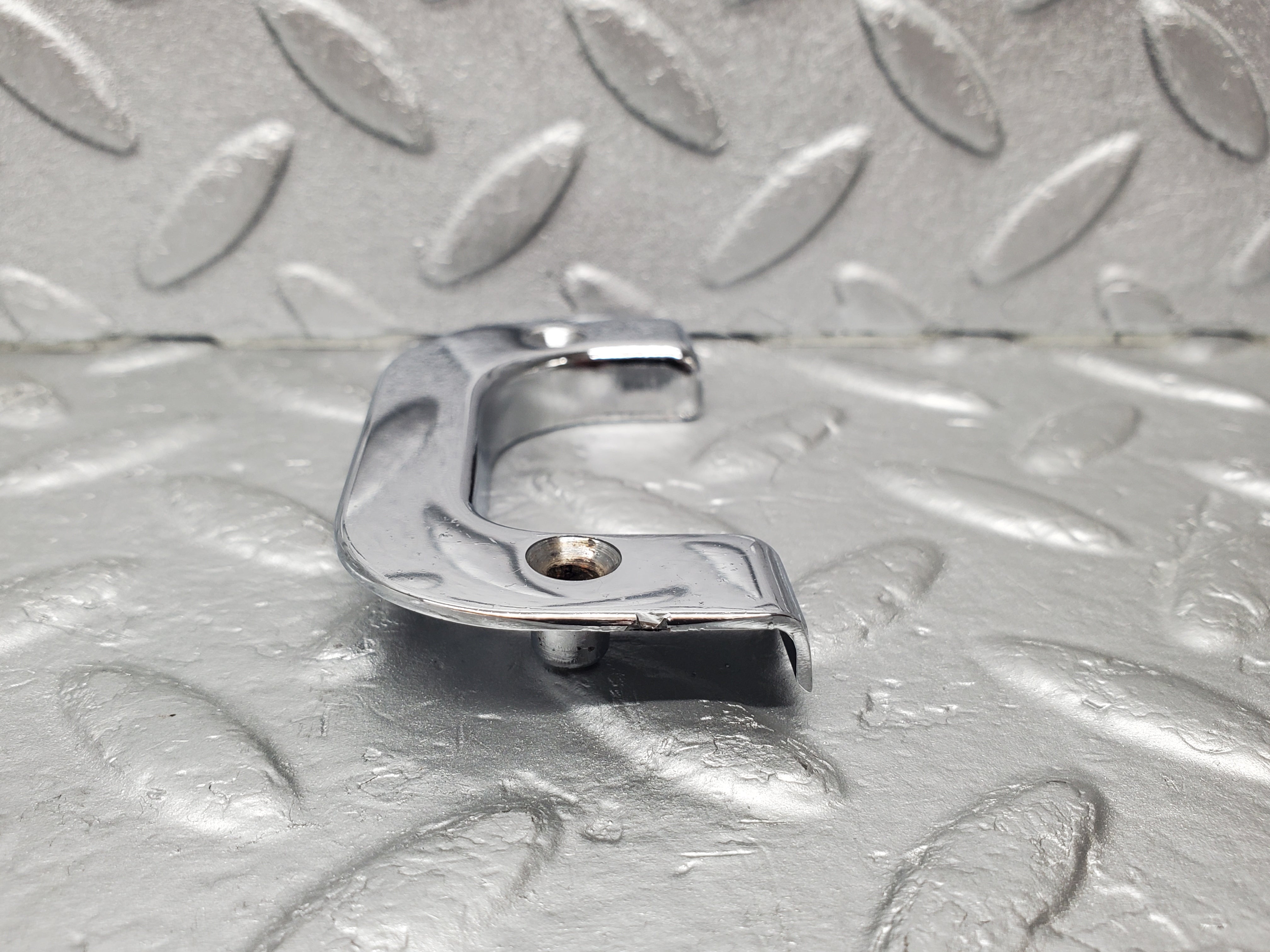 1314 Mercedes-Benz V123 240D Right Interior Chrome Door Latch Trim