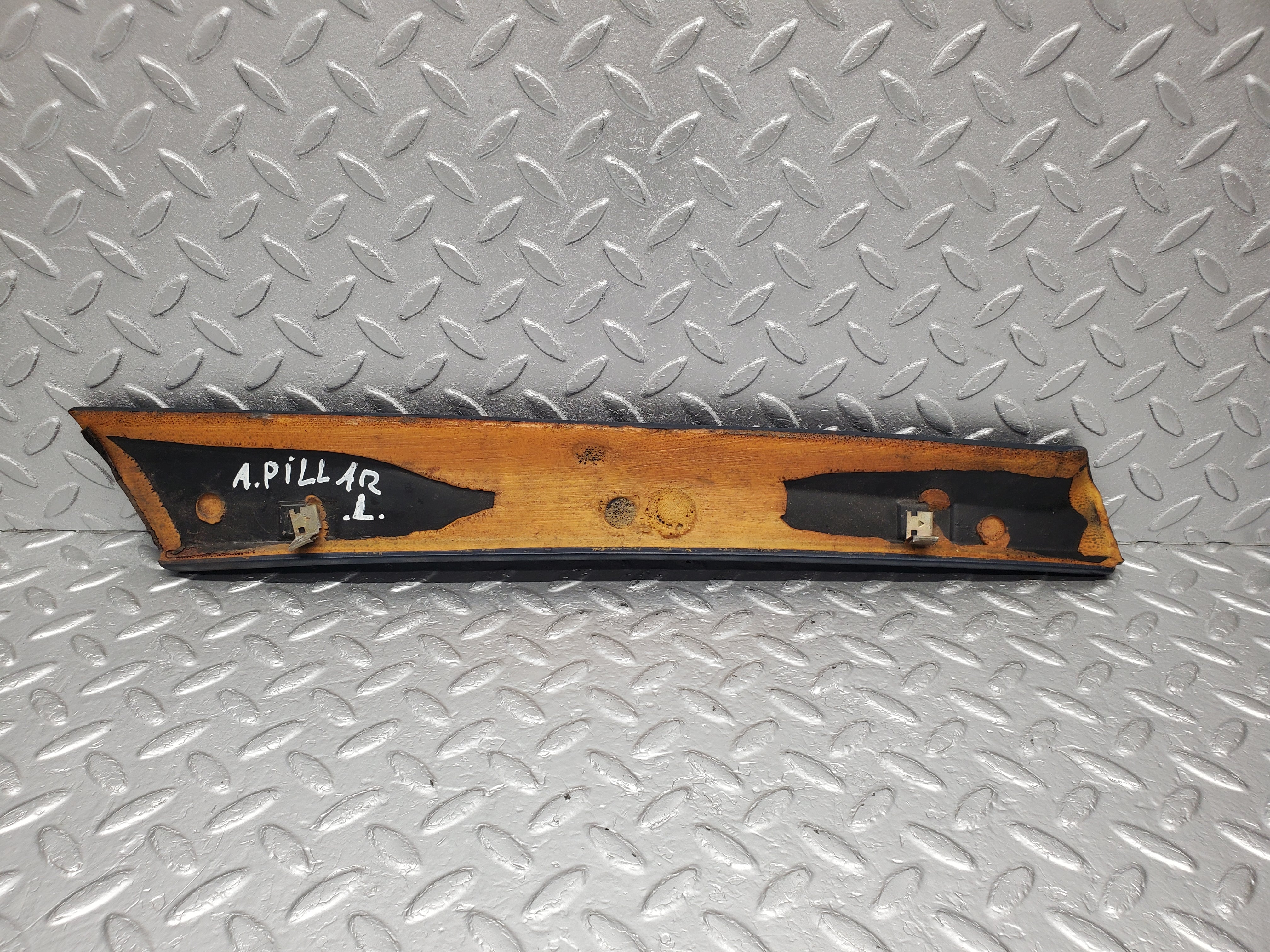 1368 Mercedes-Benz V123 240D A Pillar Cover Panel Left Side Blue