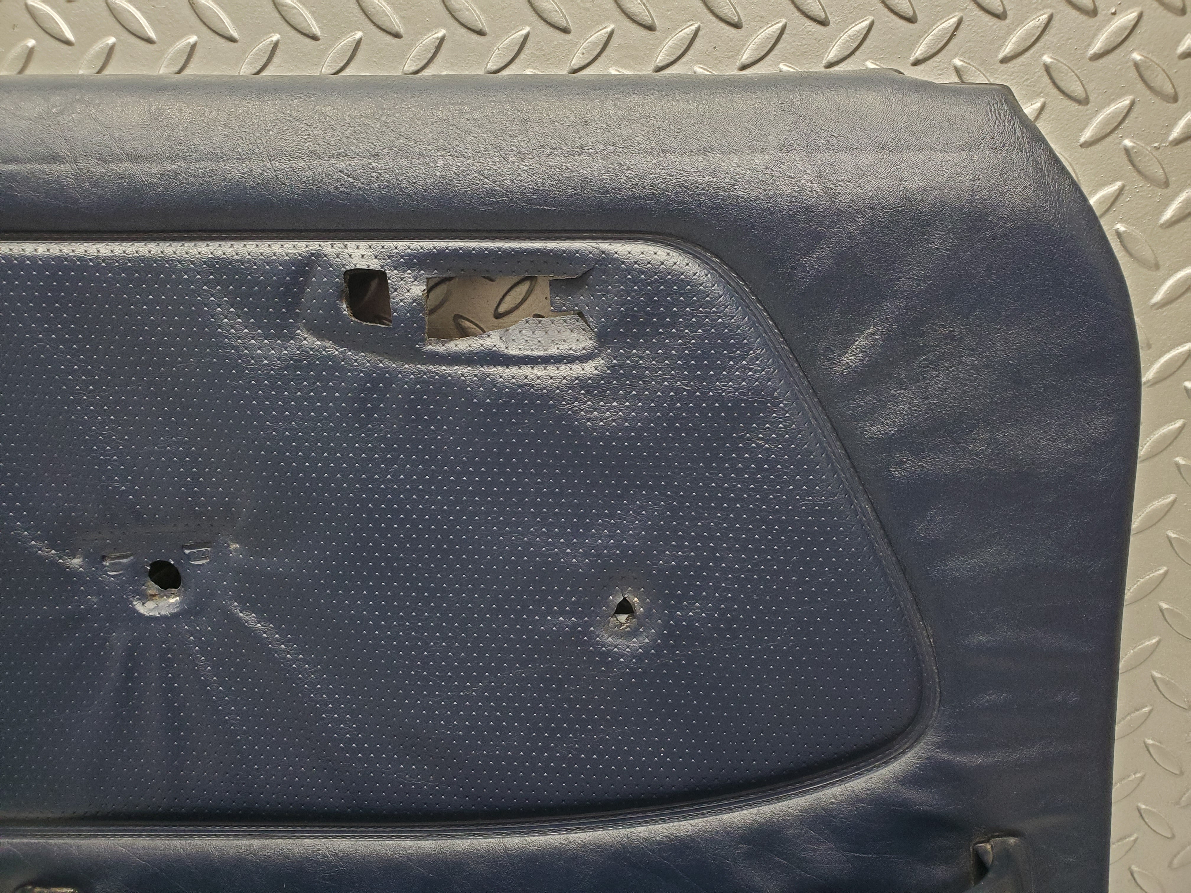 1371 Mercedes-Benz V123 240D Front Left Door Card Blue