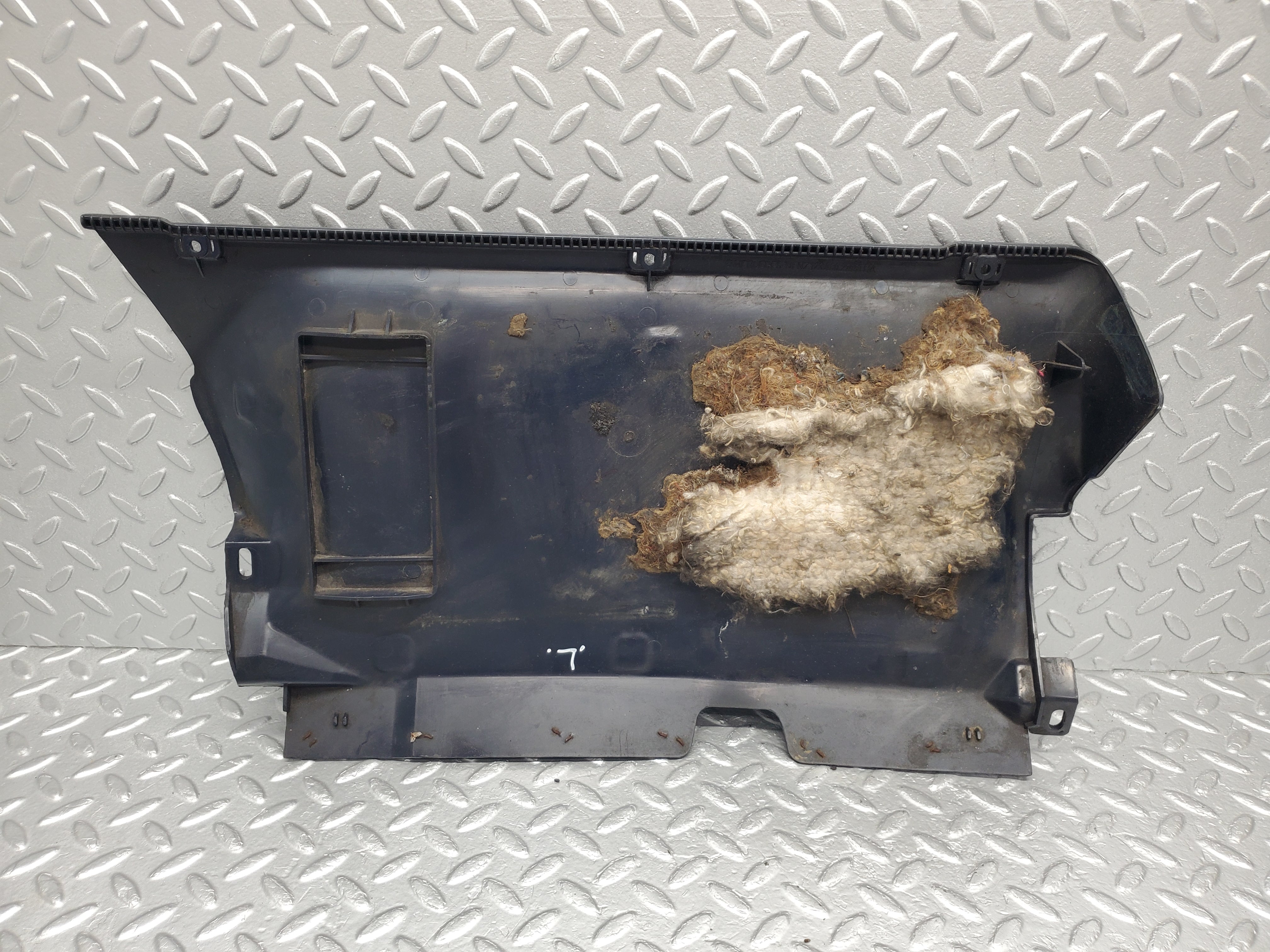 1377 Mercedes-Benz V123 240D Under Dash Panel Left Blue 1236892708