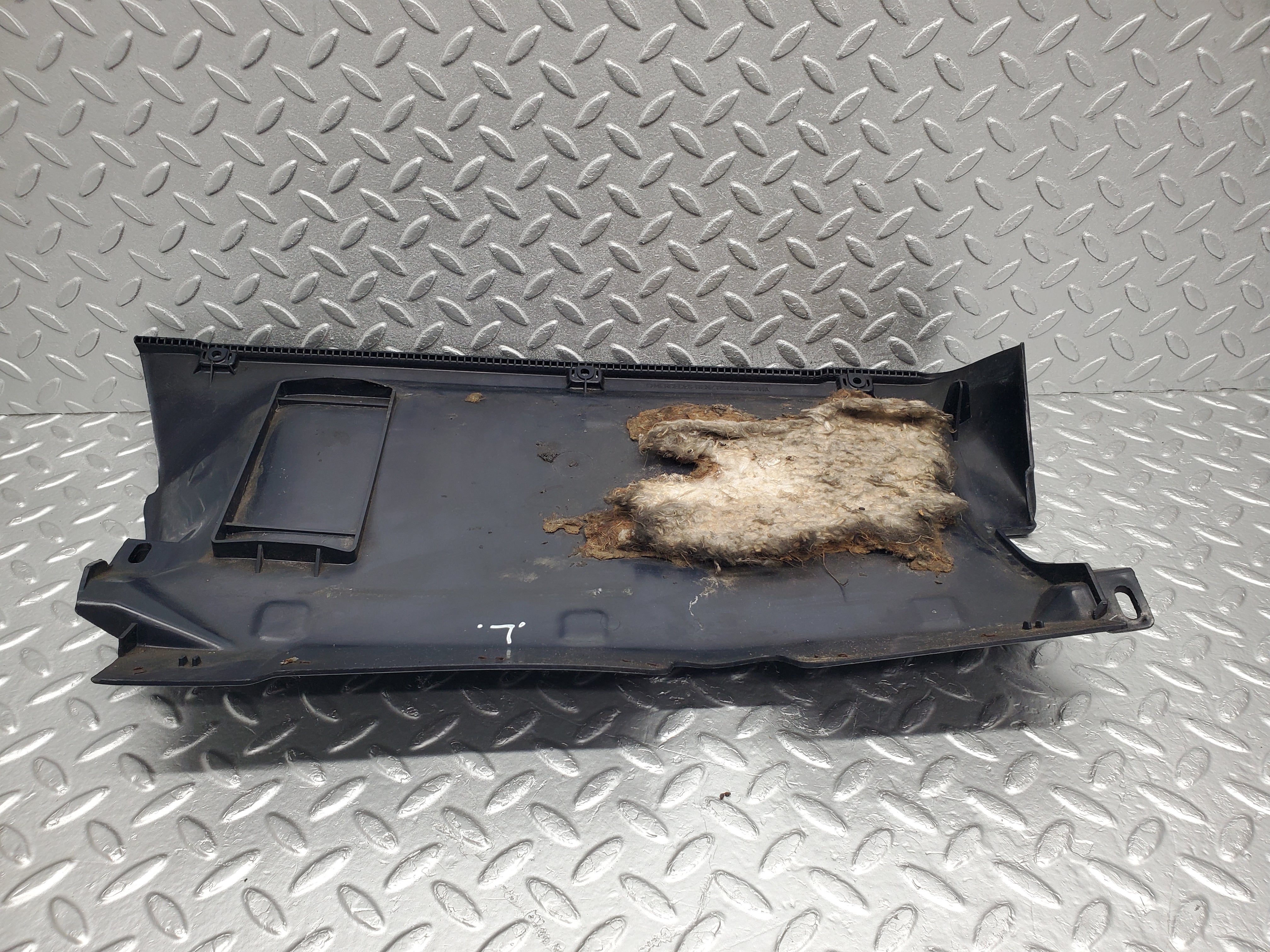 1377 Mercedes-Benz V123 240D Under Dash Panel Left Blue 1236892708