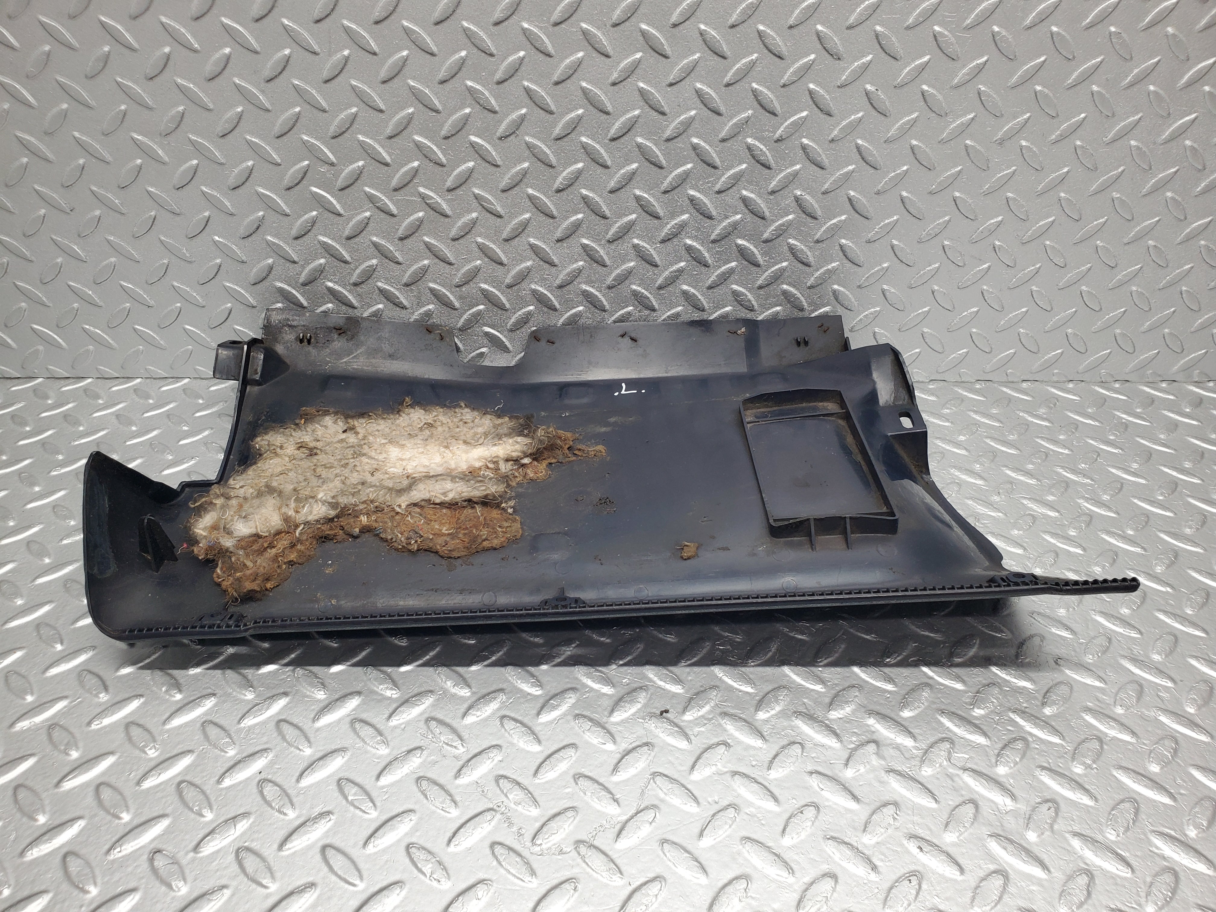 1377 Mercedes-Benz V123 240D Under Dash Panel Left Blue 1236892708