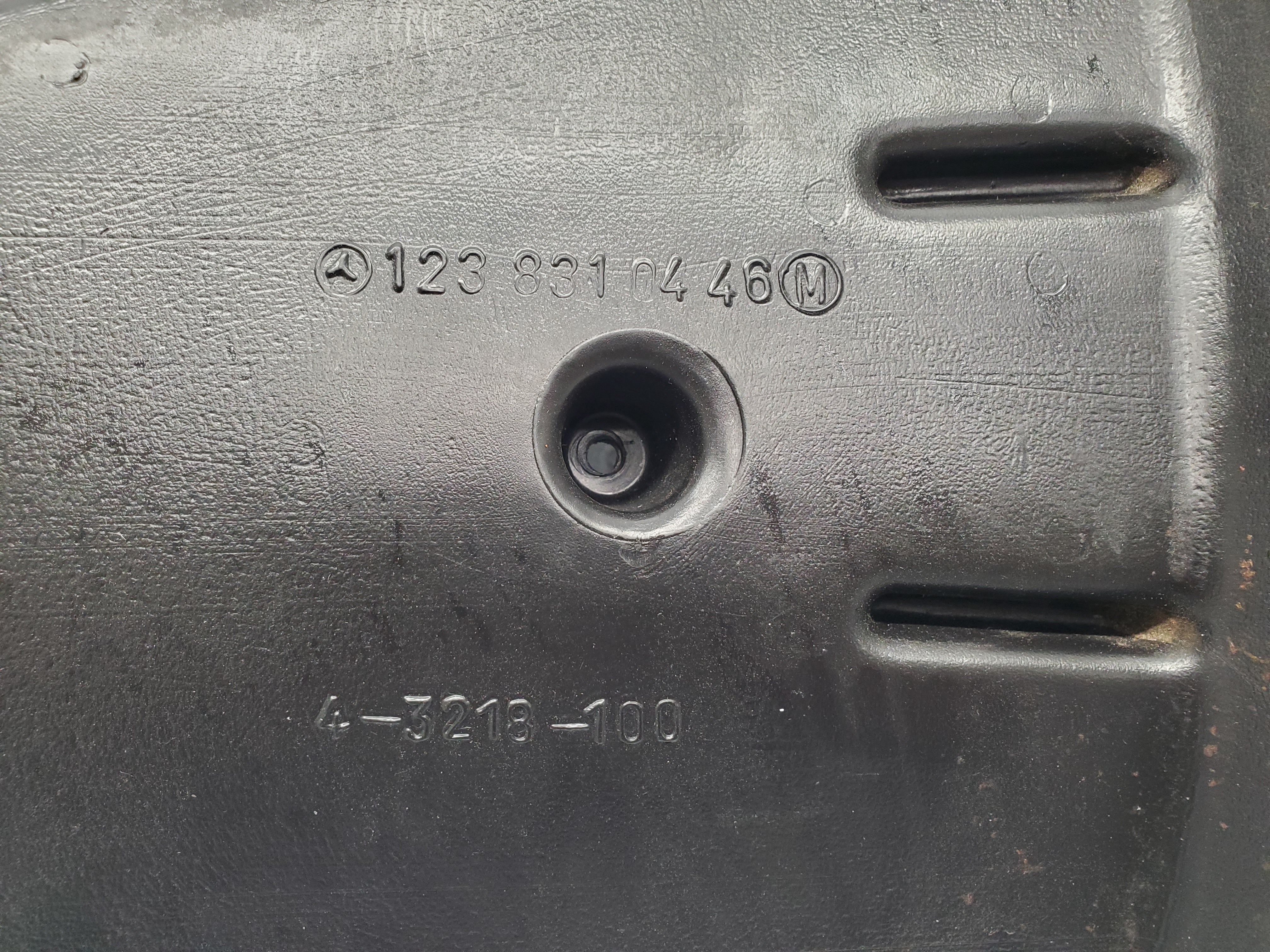 1383 Mercedes-Benz V123 240D Air Duct Heater Ventilation Left 1238310446