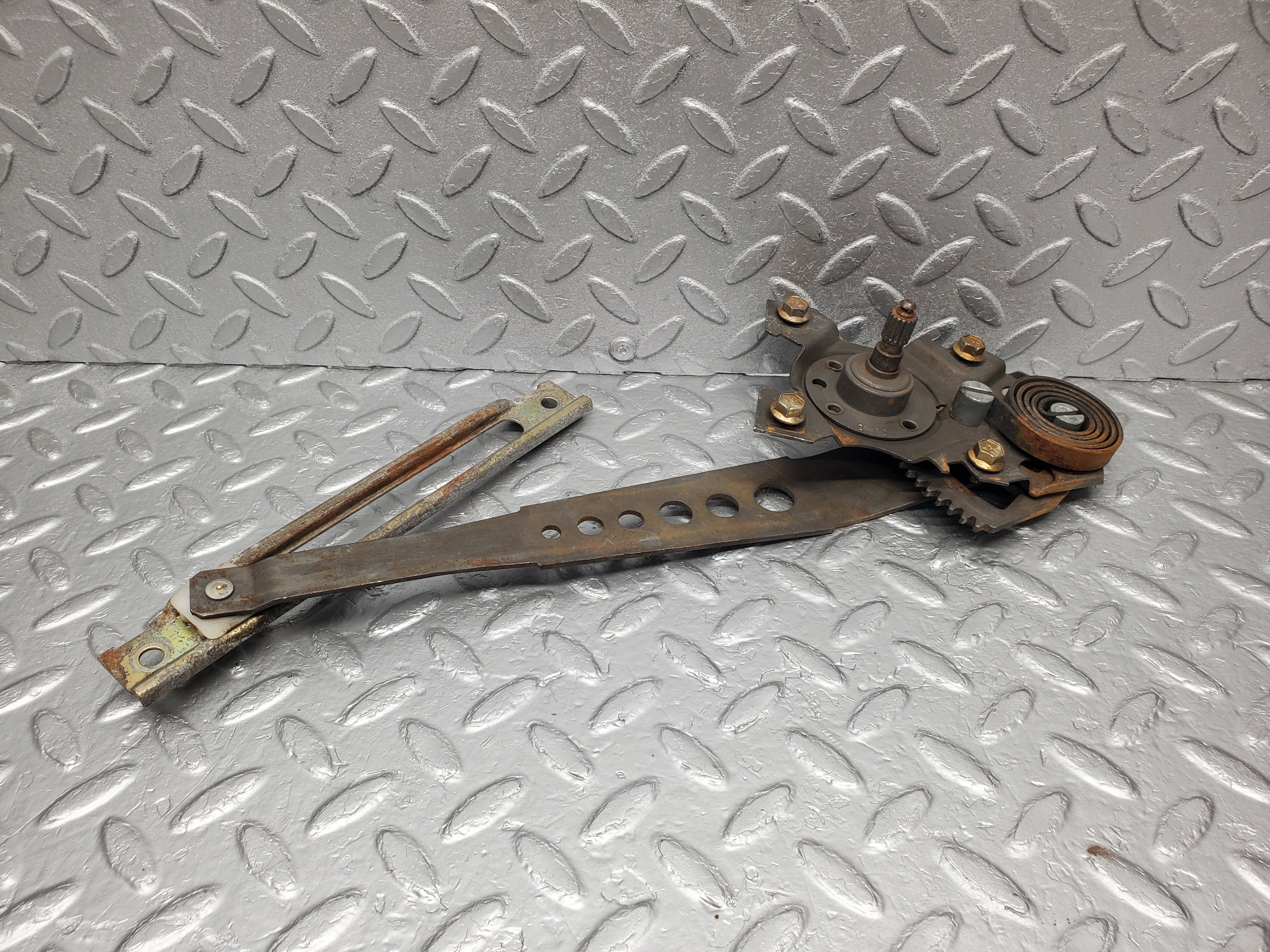 1398 Mercedes-Benz V123 240D Rear Left Manual Window Regulator 1237301746