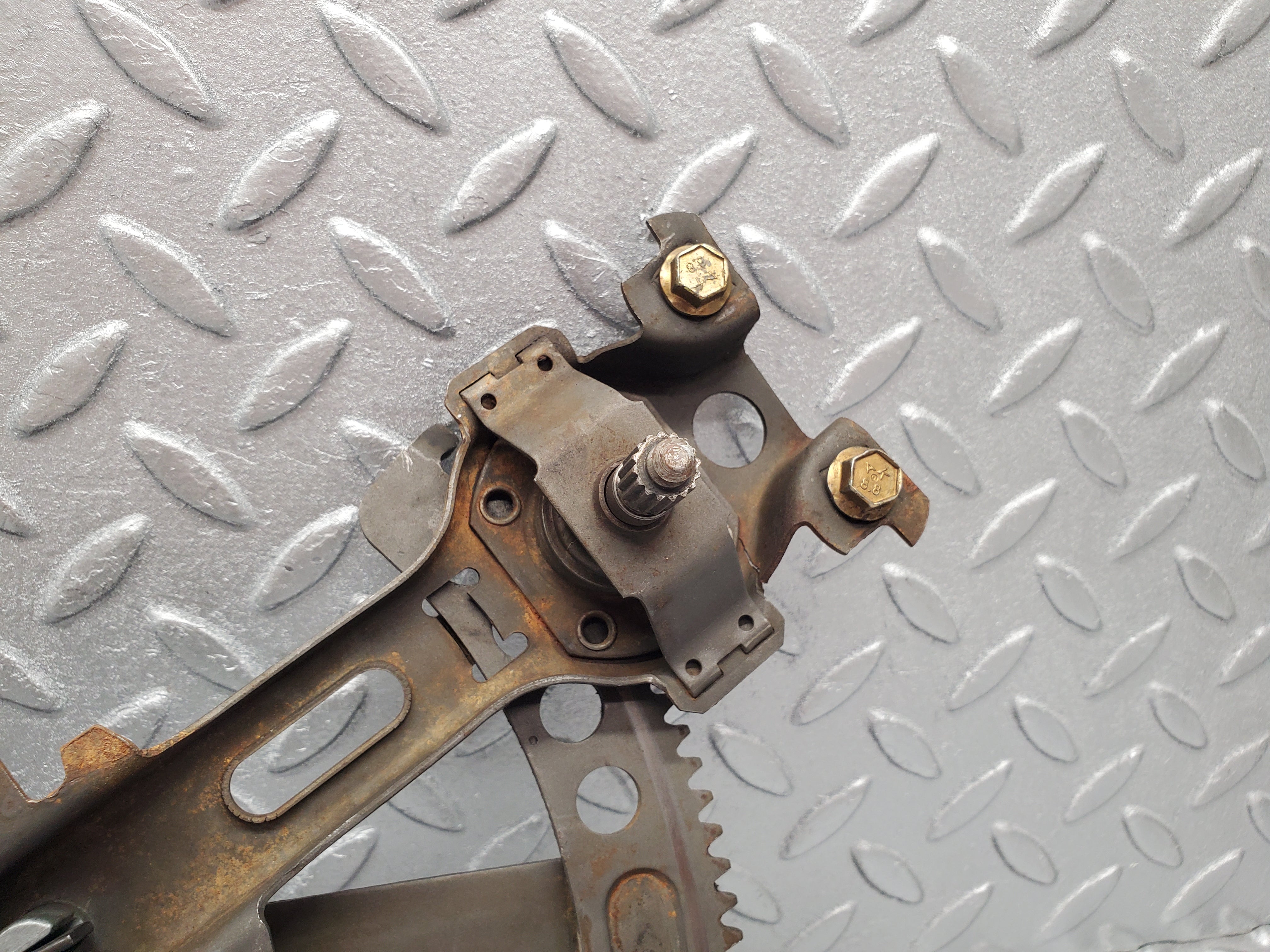 1400 Mercedes-Benz V123 240D Front Right Manual Window Regulator 1237202246