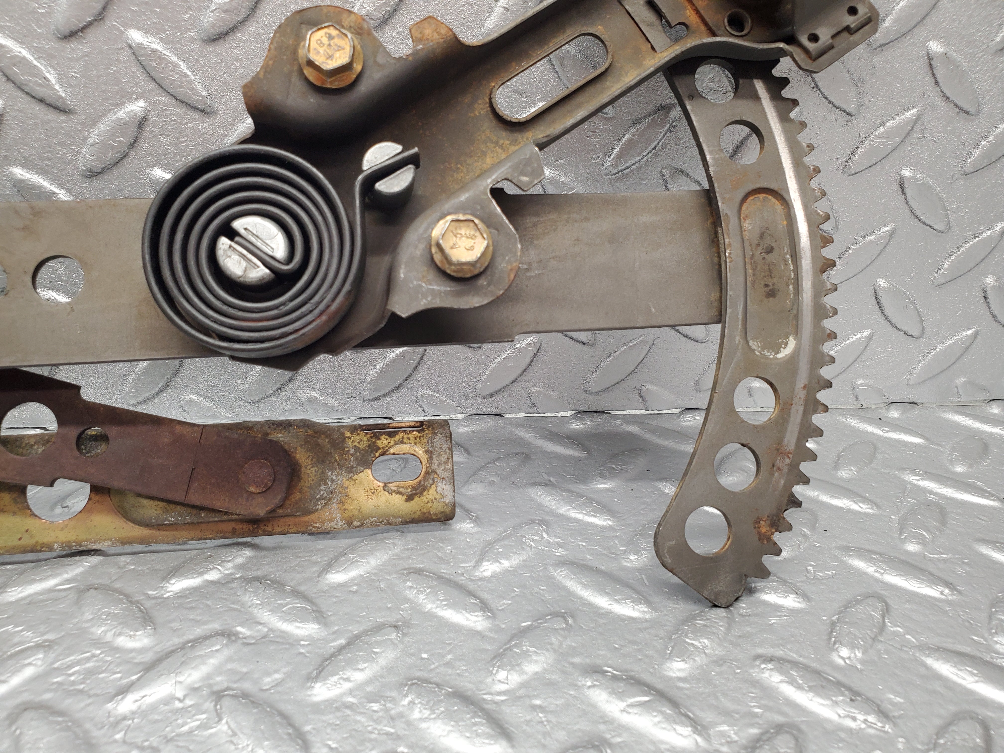 1400 Mercedes-Benz V123 240D Front Right Manual Window Regulator 1237202246