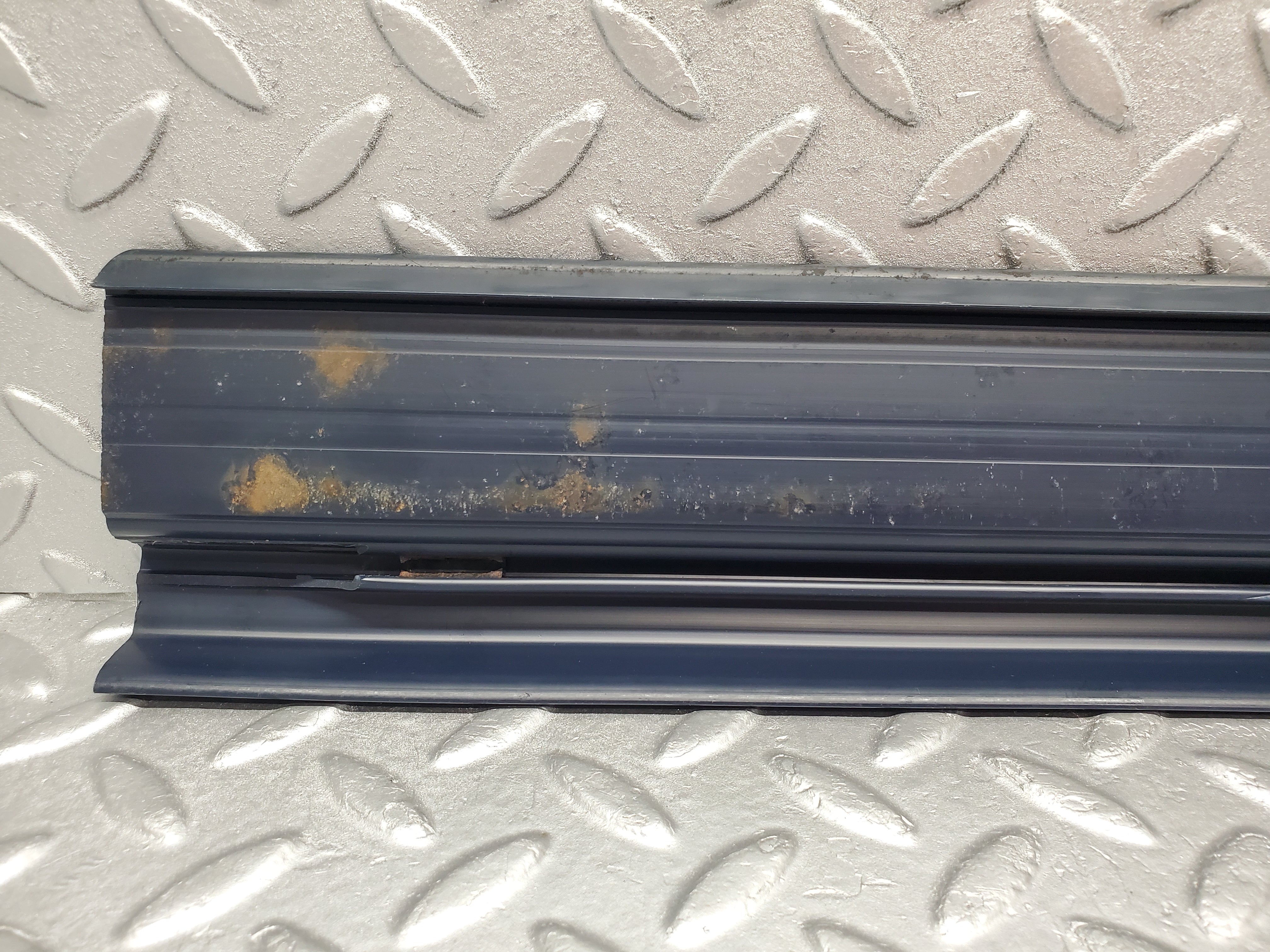 1401 Mercedes-Benz V123 240D Front Door Sill Trim Blue