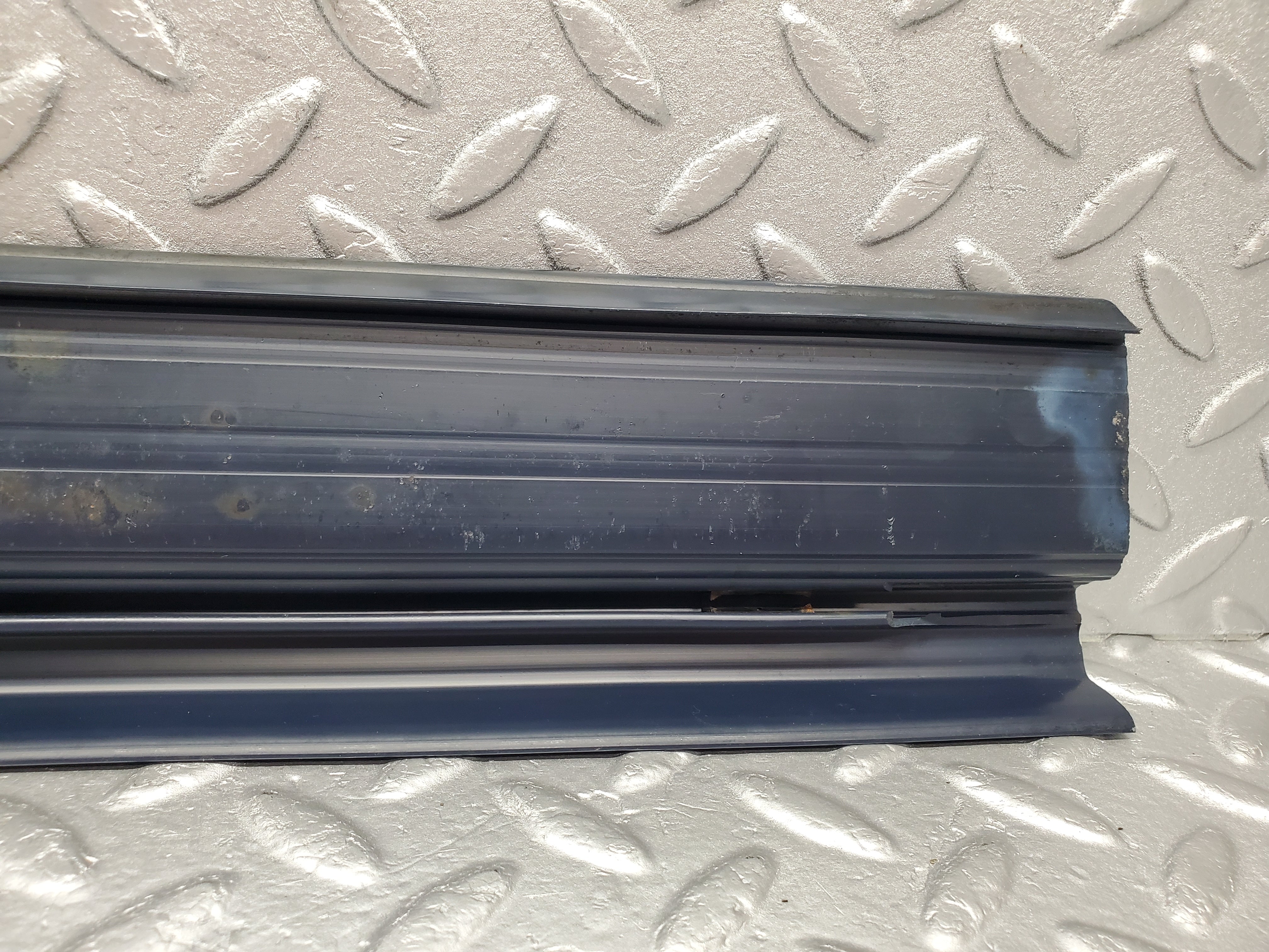 1401 Mercedes-Benz V123 240D Front Door Sill Trim Blue
