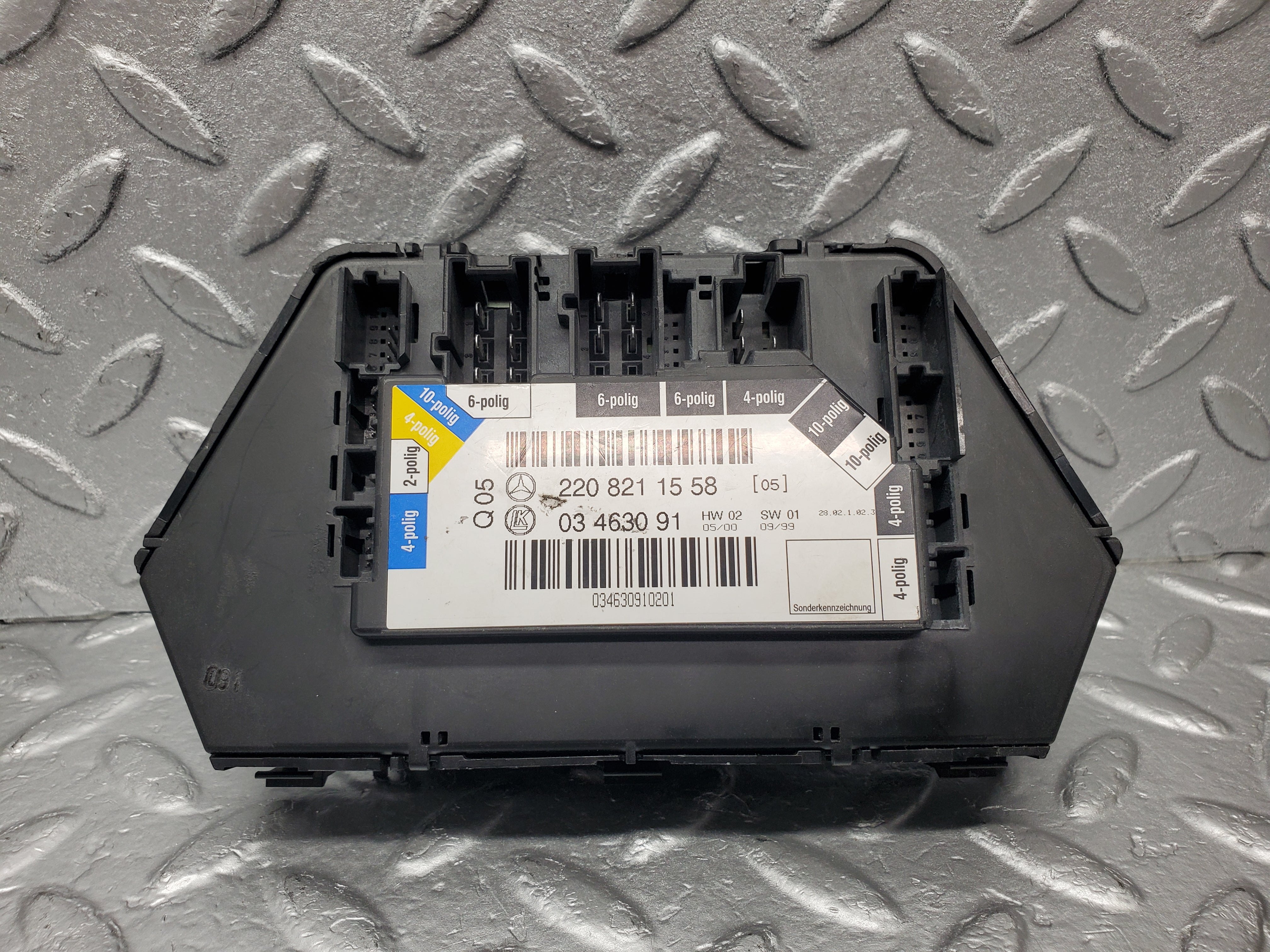 1538 Mercedes-Benz W220 S430 Door Control Panel Rear Left 2208211558