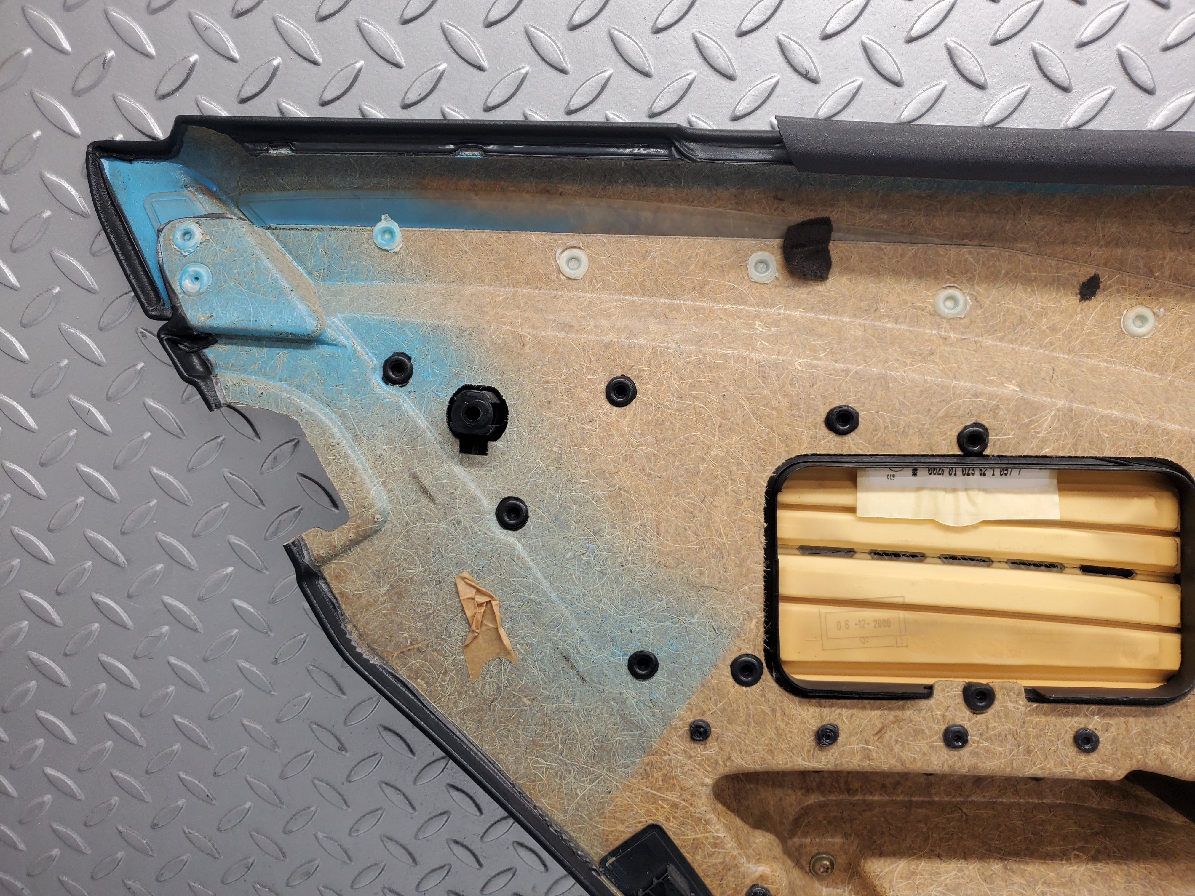 1572 Mercedes-Benz W220 S430 Rear Right Door Card 2207302270