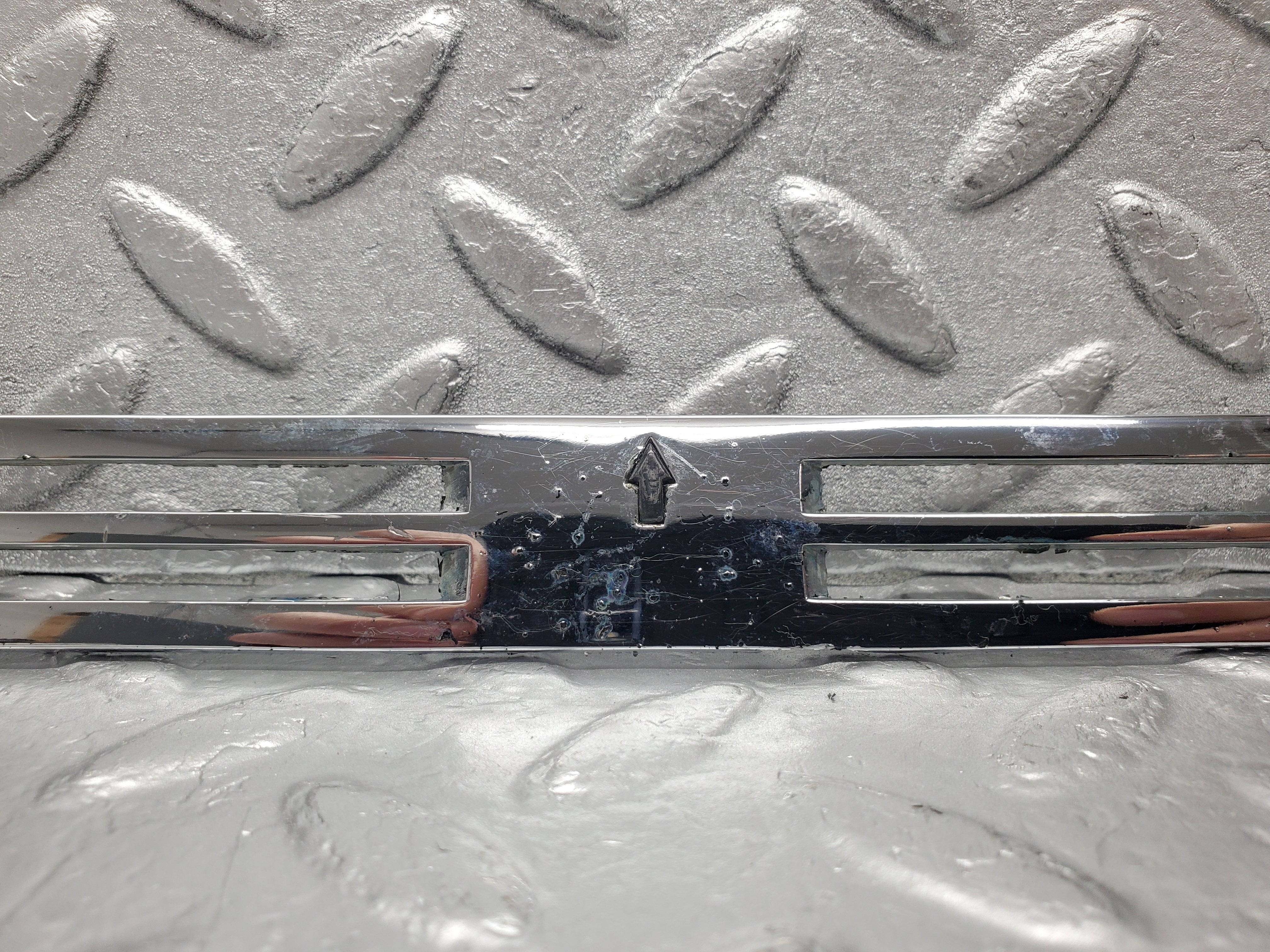 1789 Mercedes-Benz W108 280SE Dash Centre Heater Control Chrome