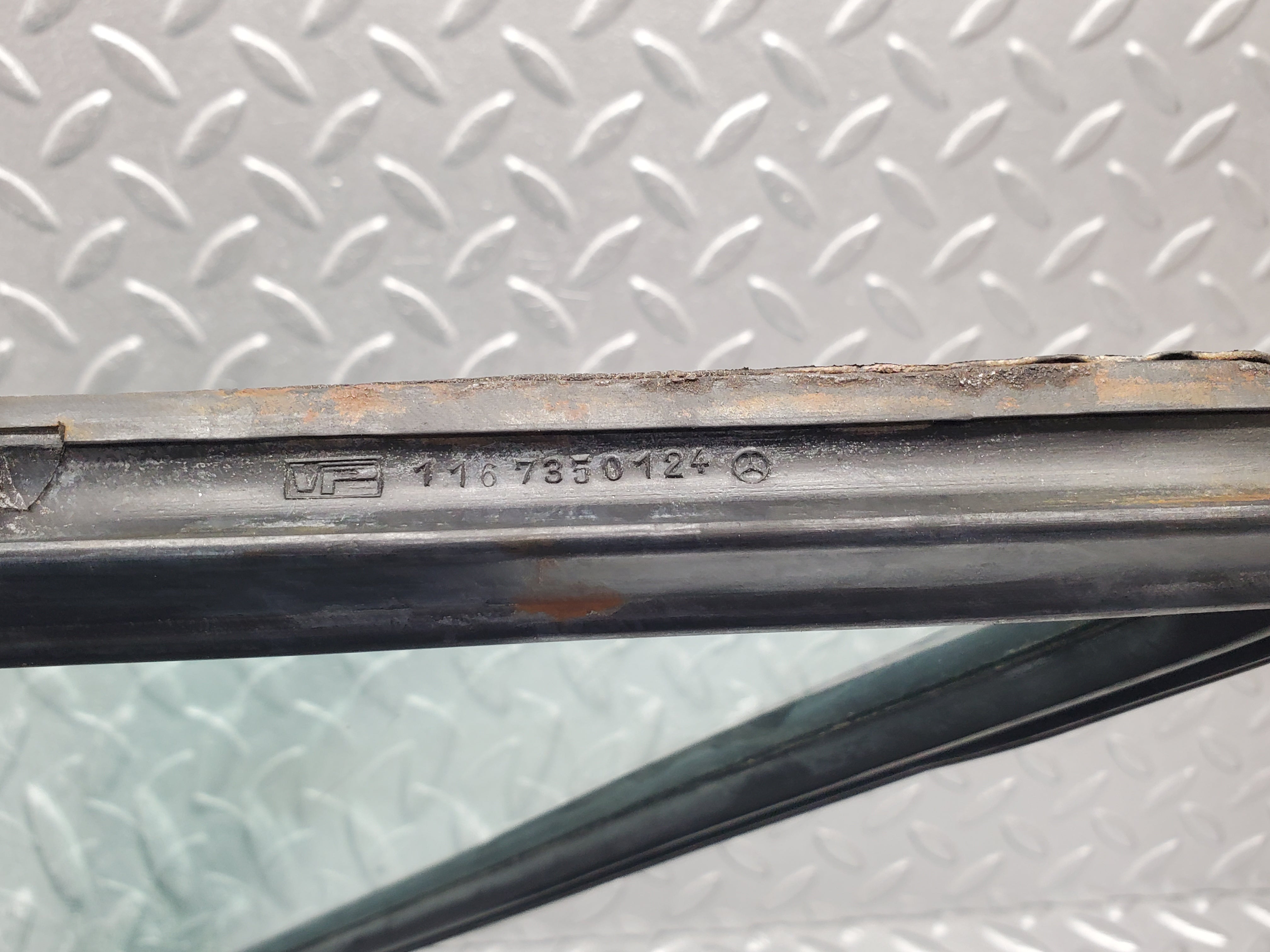 1803 Mercedes-Benz W116 350SE Rear Left Quarter Window Glass