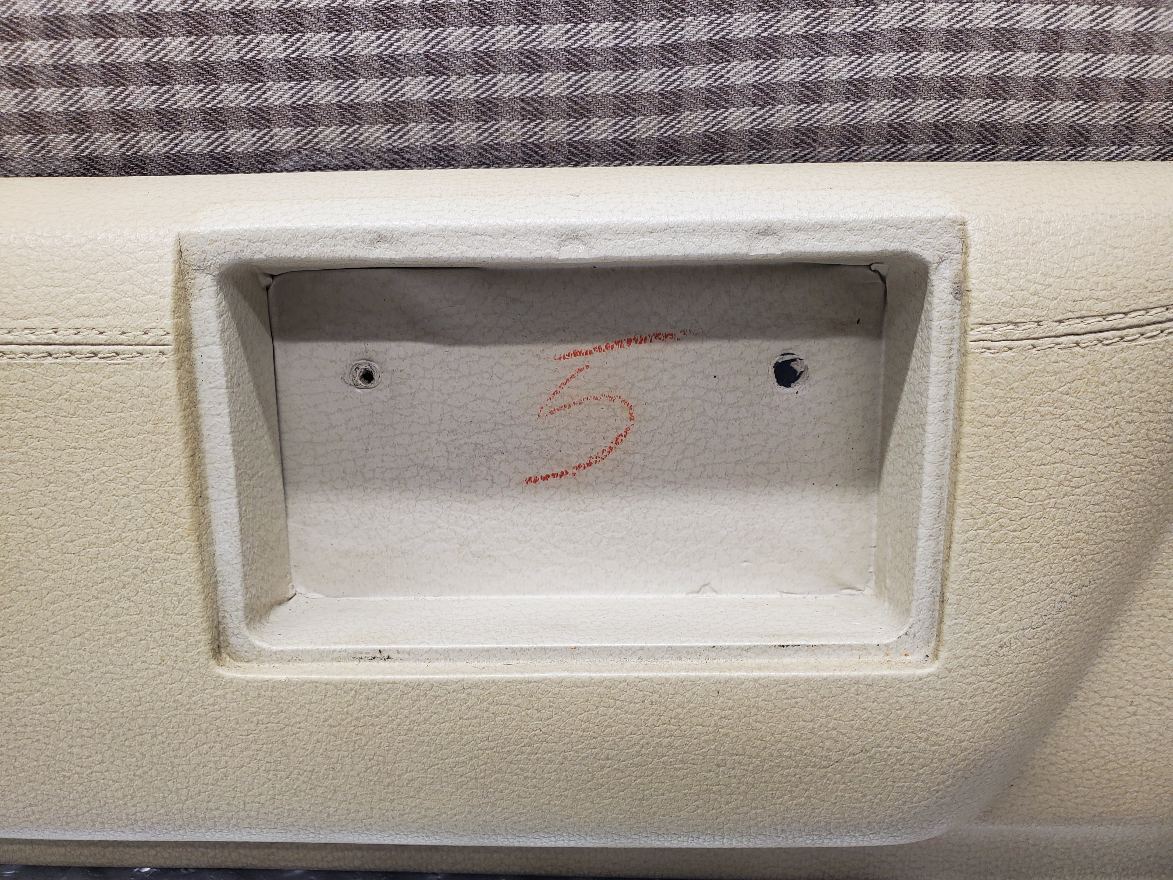 1817 Mercedes-Benz W116 350SE Rear Left Door Card Beige