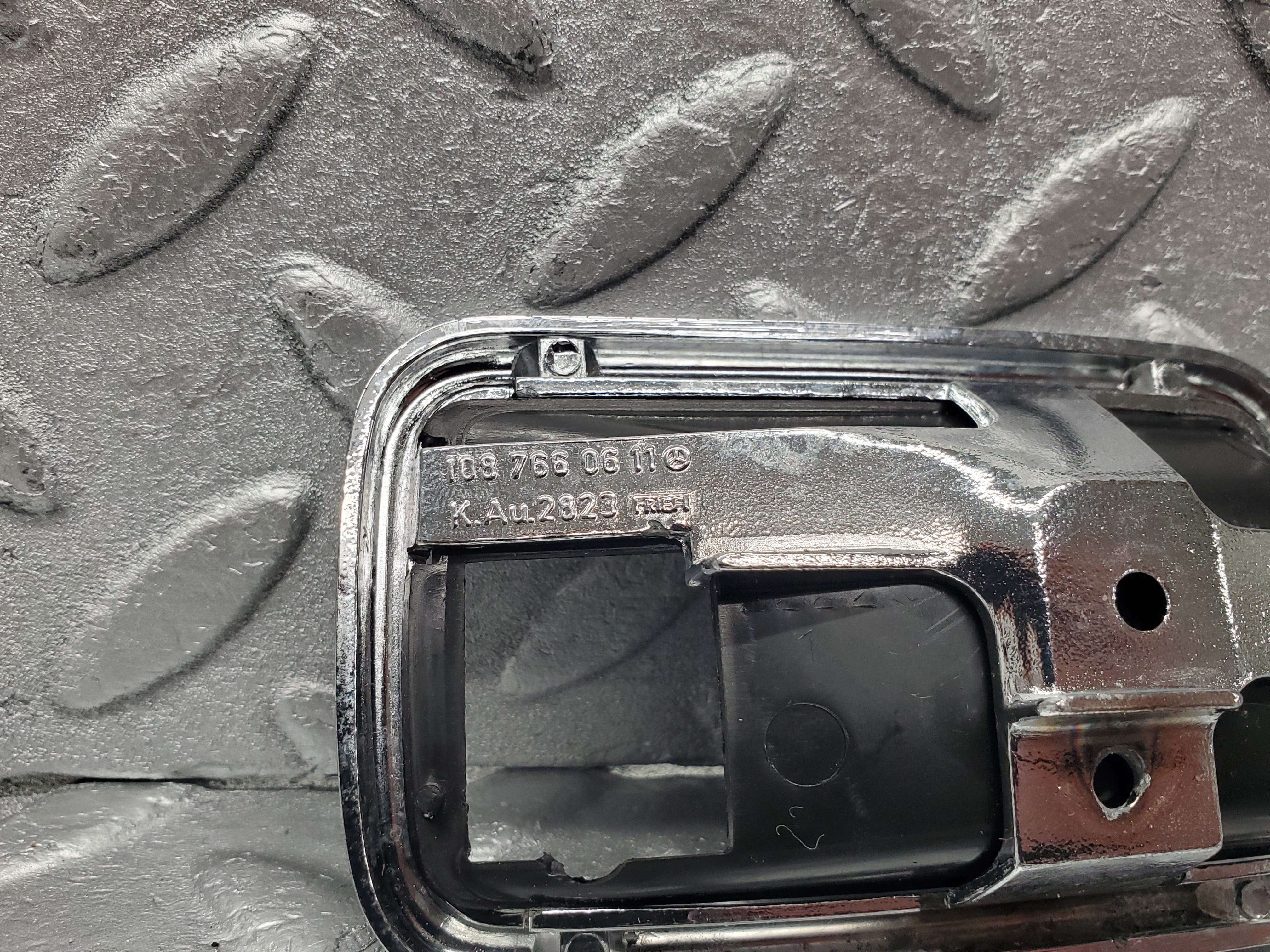 1835 Mercedes-Benz W108 280SE Chrome Frame For Door Opener Right 1087660611