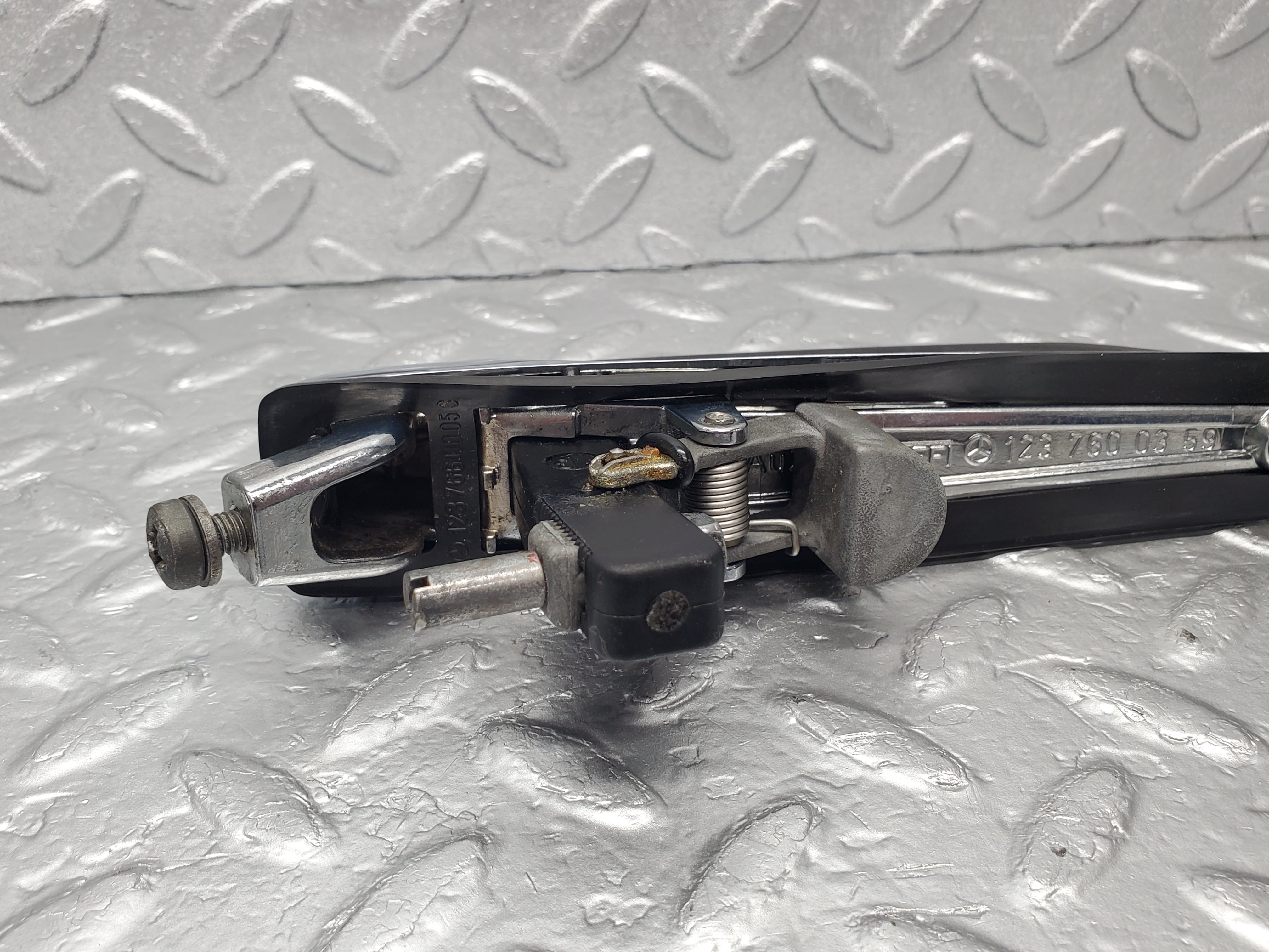 1847 Mercedes-Benz W123 230E Rear Exterior Door Handle 1237600359