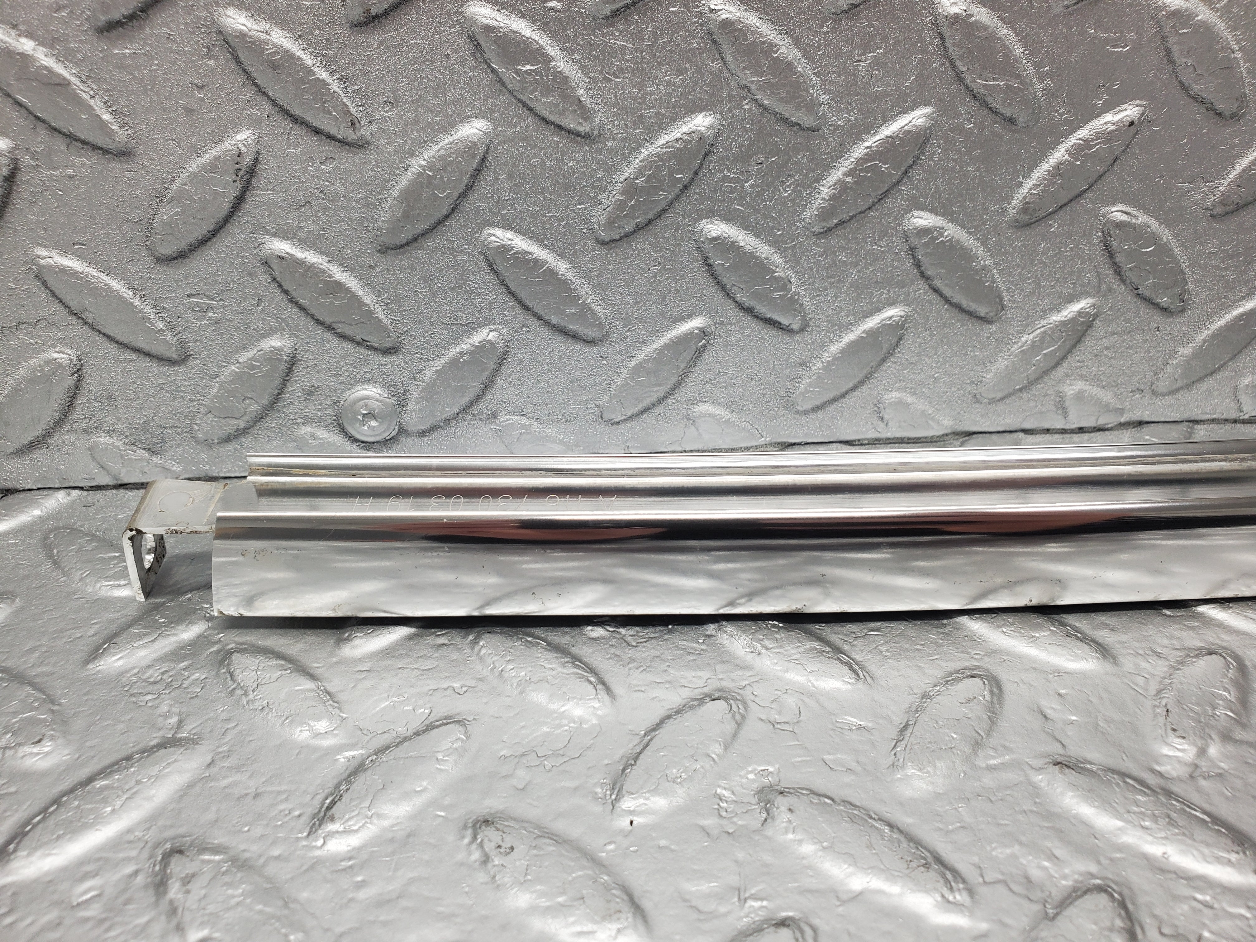 1853 Mercedes-Benz W116 350SE Rear Left Door Chrome Window Channel 1167300319
