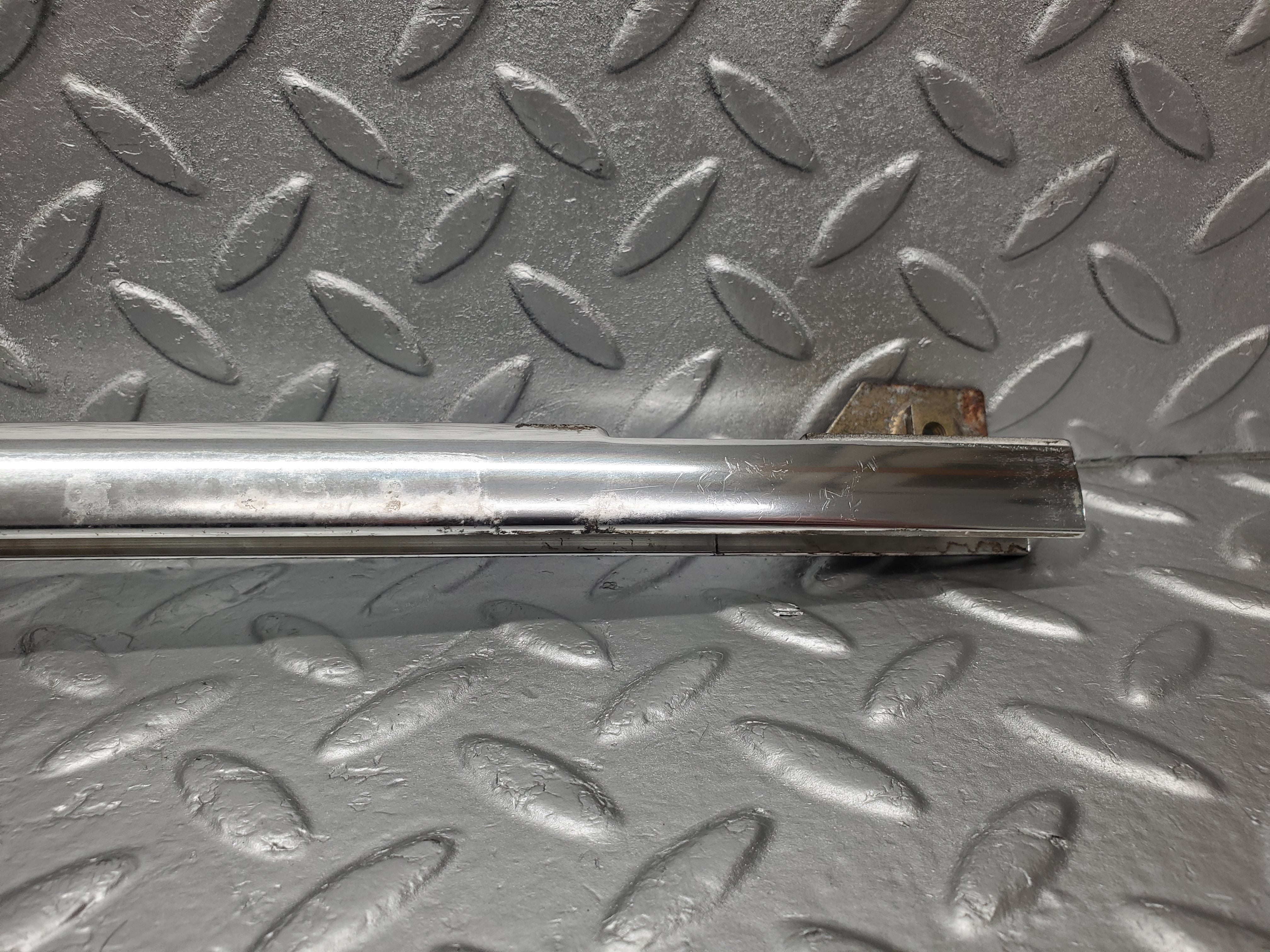 1853 Mercedes-Benz W116 350SE Rear Left Door Chrome Window Channel 1167300319