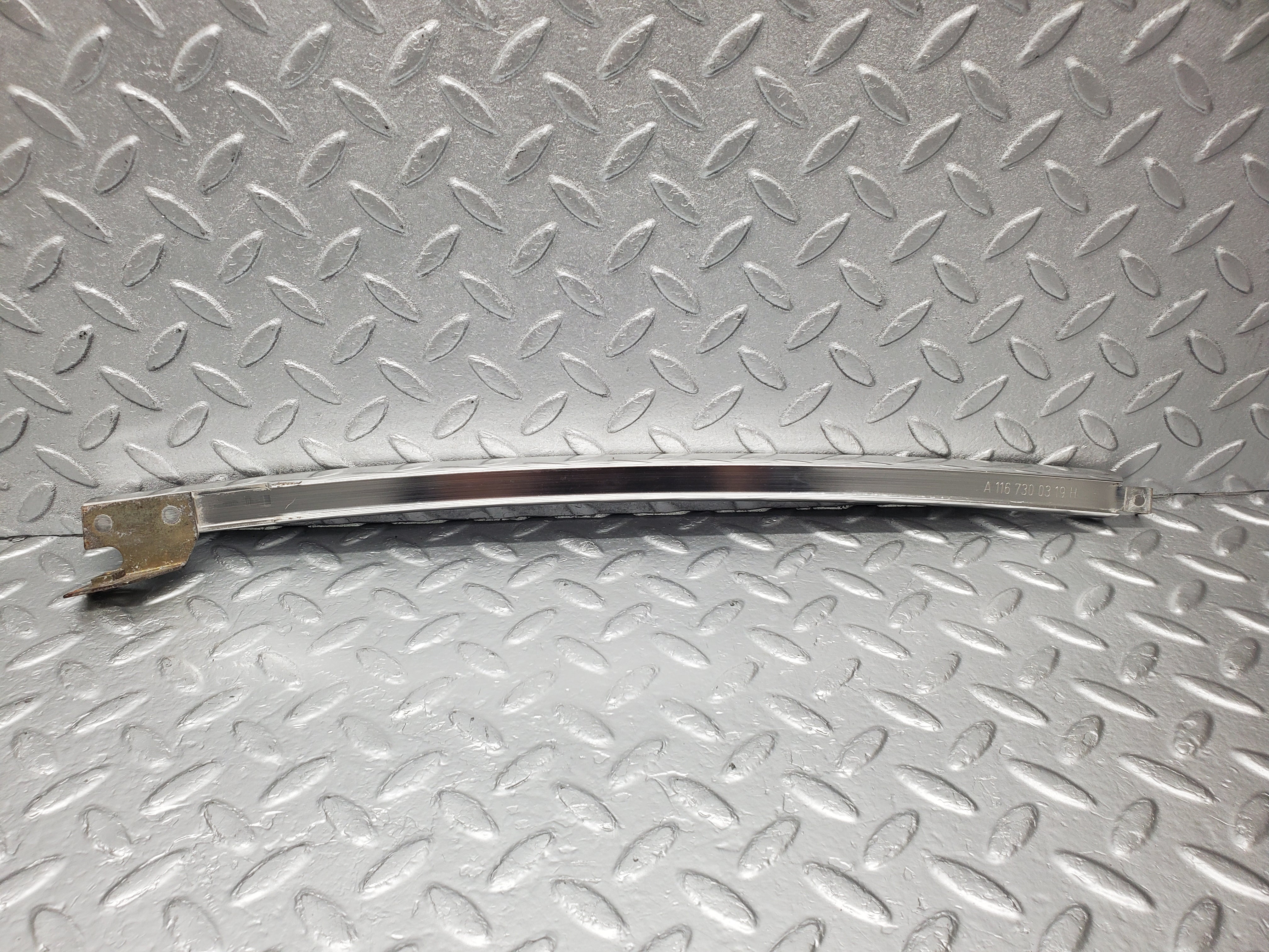 1853 Mercedes-Benz W116 350SE Rear Left Door Chrome Window Channel 1167300319