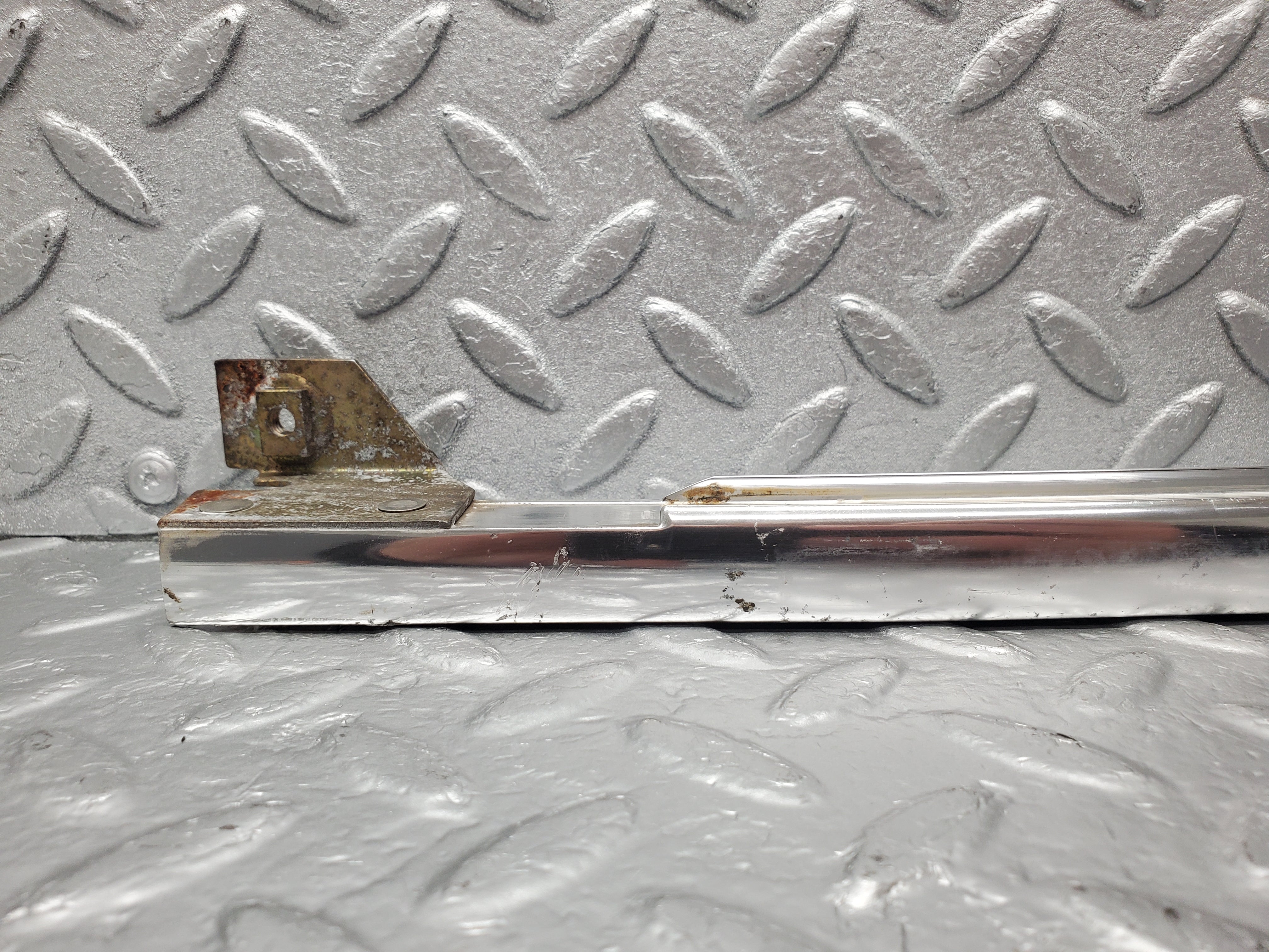 1854 Mercedes-Benz W116 350SE Rear Right Door Chrome Window Channel 1167300419