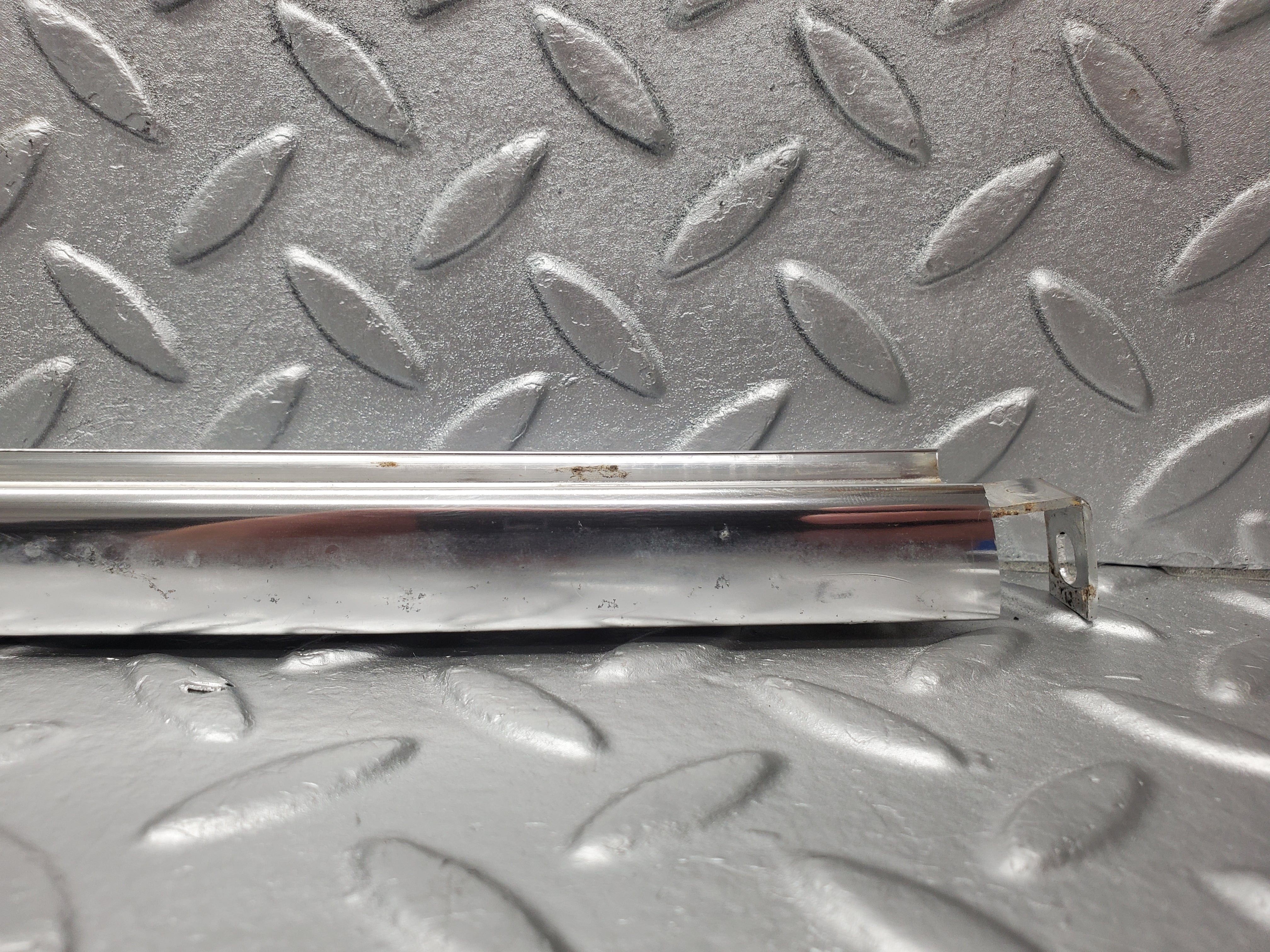 1854 Mercedes-Benz W116 350SE Rear Right Door Chrome Window Channel 1167300419