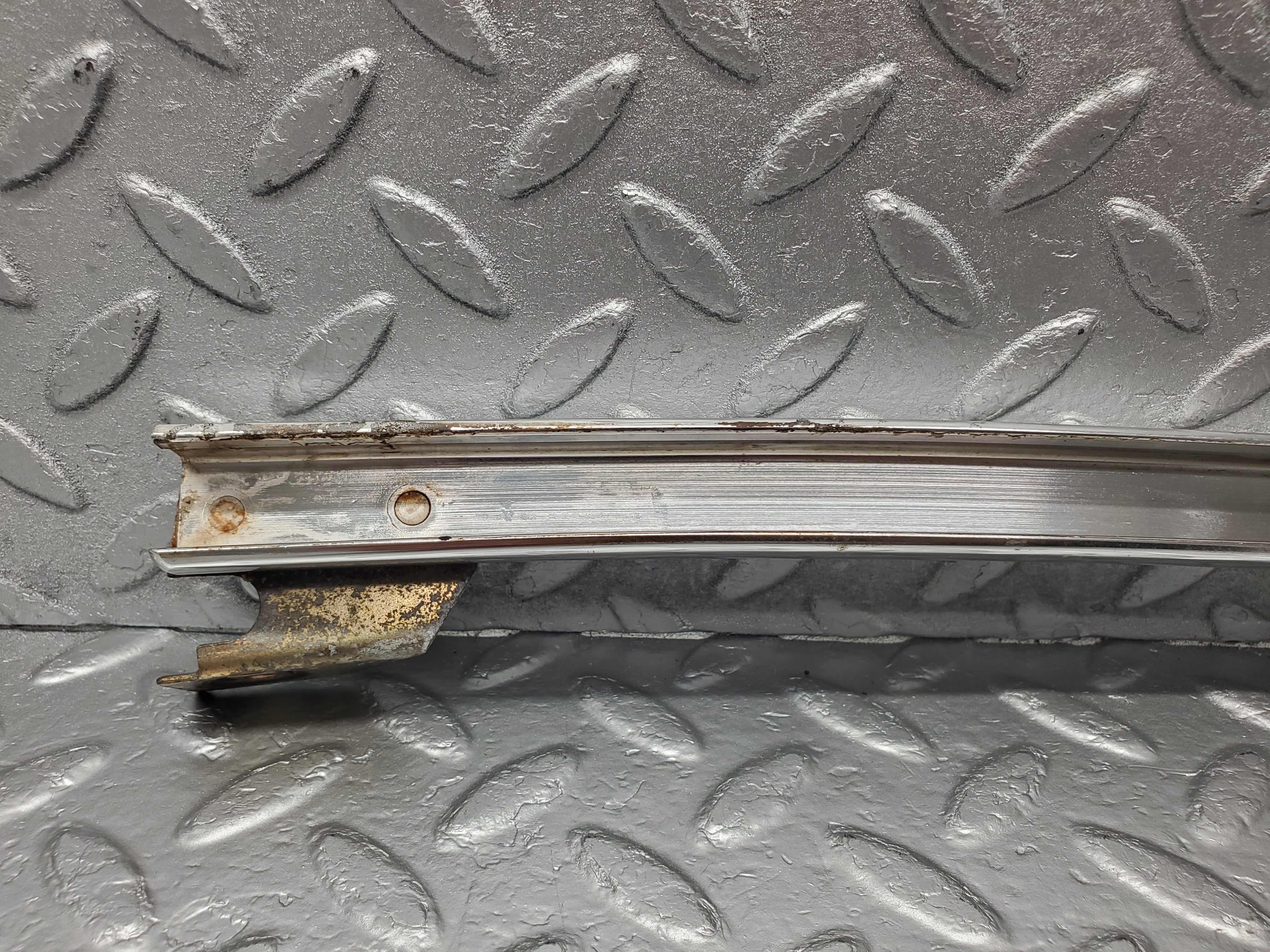 1854 Mercedes-Benz W116 350SE Rear Right Door Chrome Window Channel 1167300419