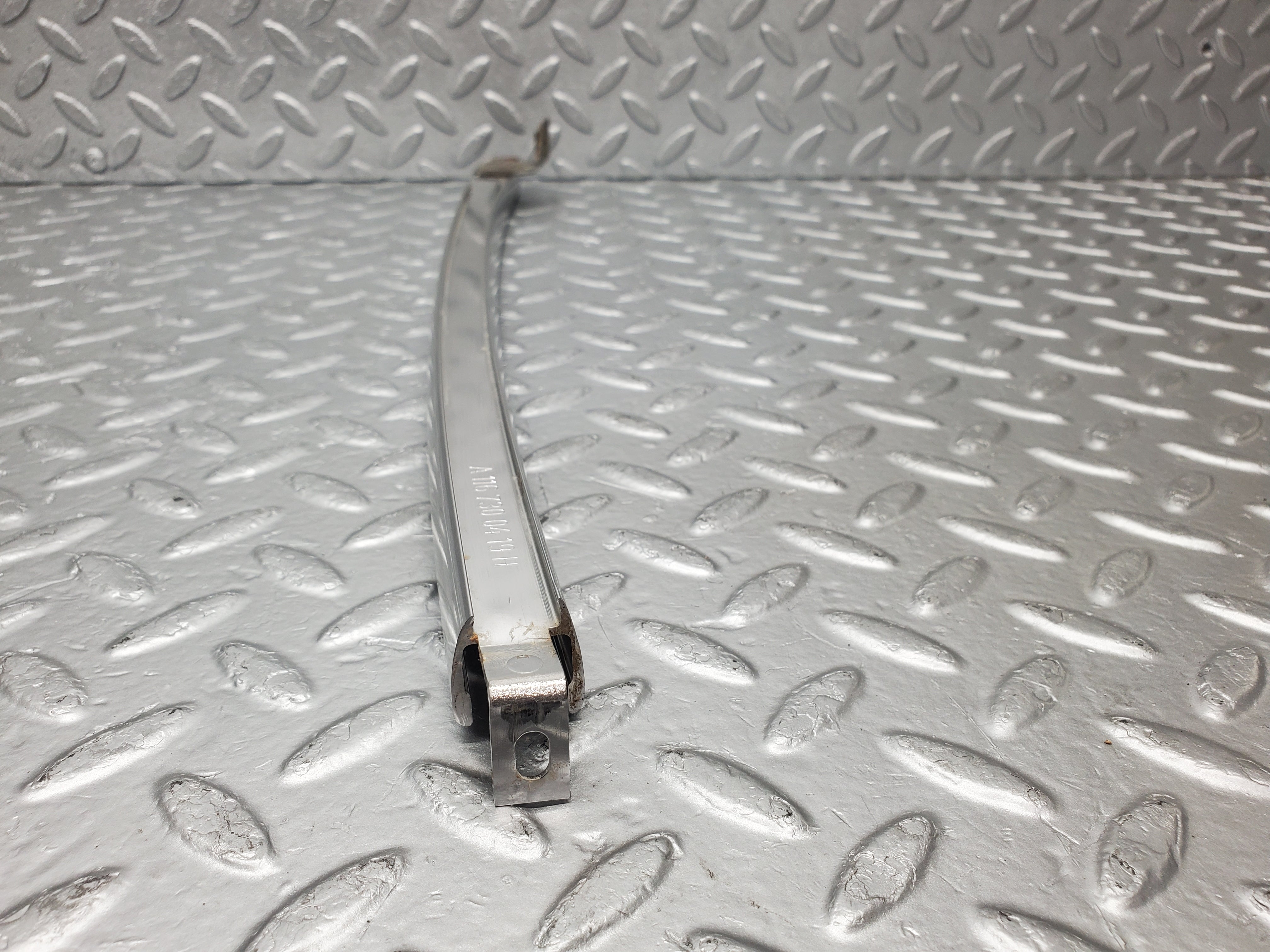 1854 Mercedes-Benz W116 350SE Rear Right Door Chrome Window Channel 1167300419