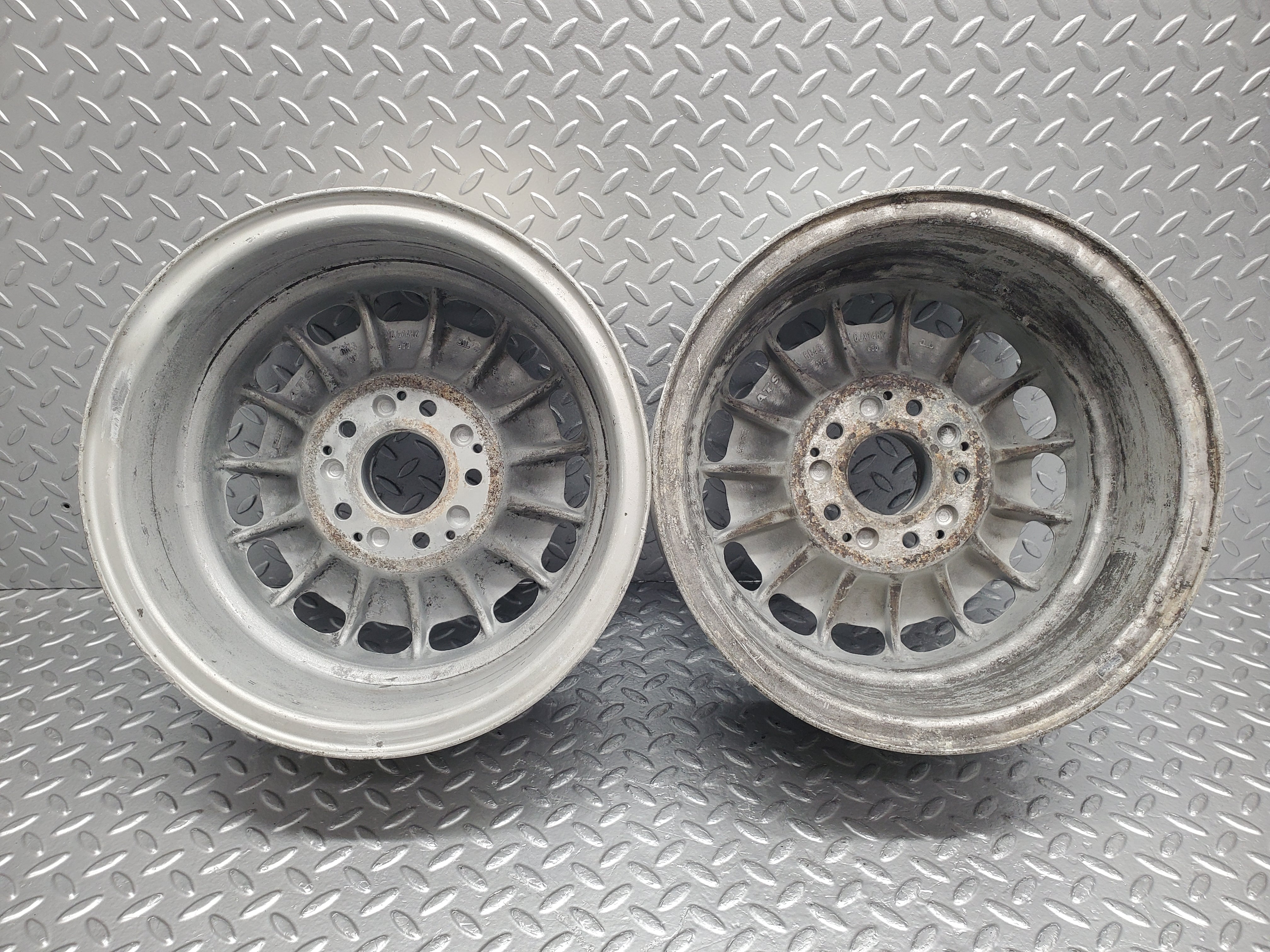 12133 Mercedes-Benz ATS Alloy Wheel Set Mexican Hat 6Jx14H2 ET30