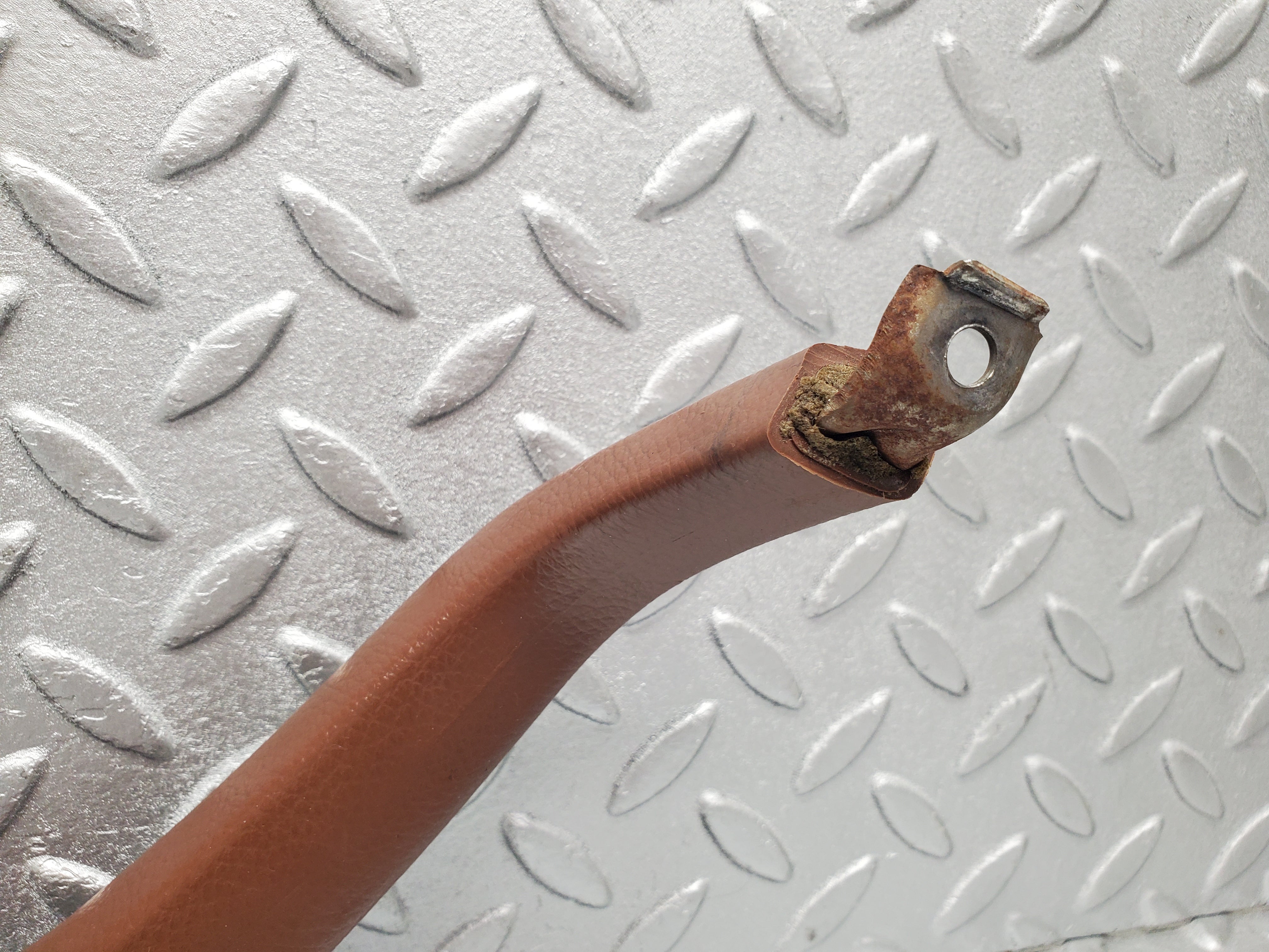 2114 Mercedes-Benz W116 350SE Rear Right Door Handle Armrest Brown