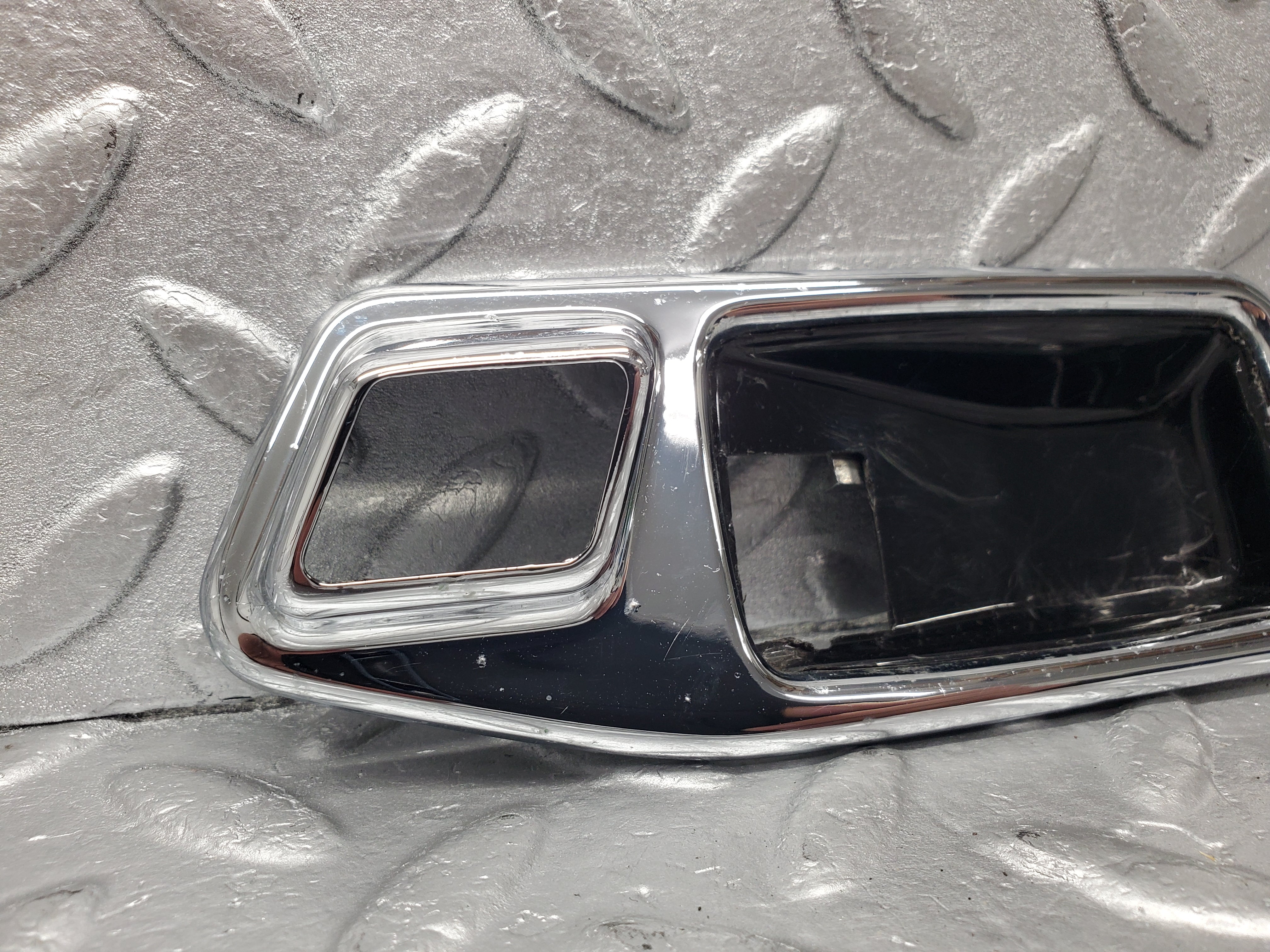 2103 Mercedes-Benz W116 350SE Door Handle Chrome Trim Rear Left 1167660111