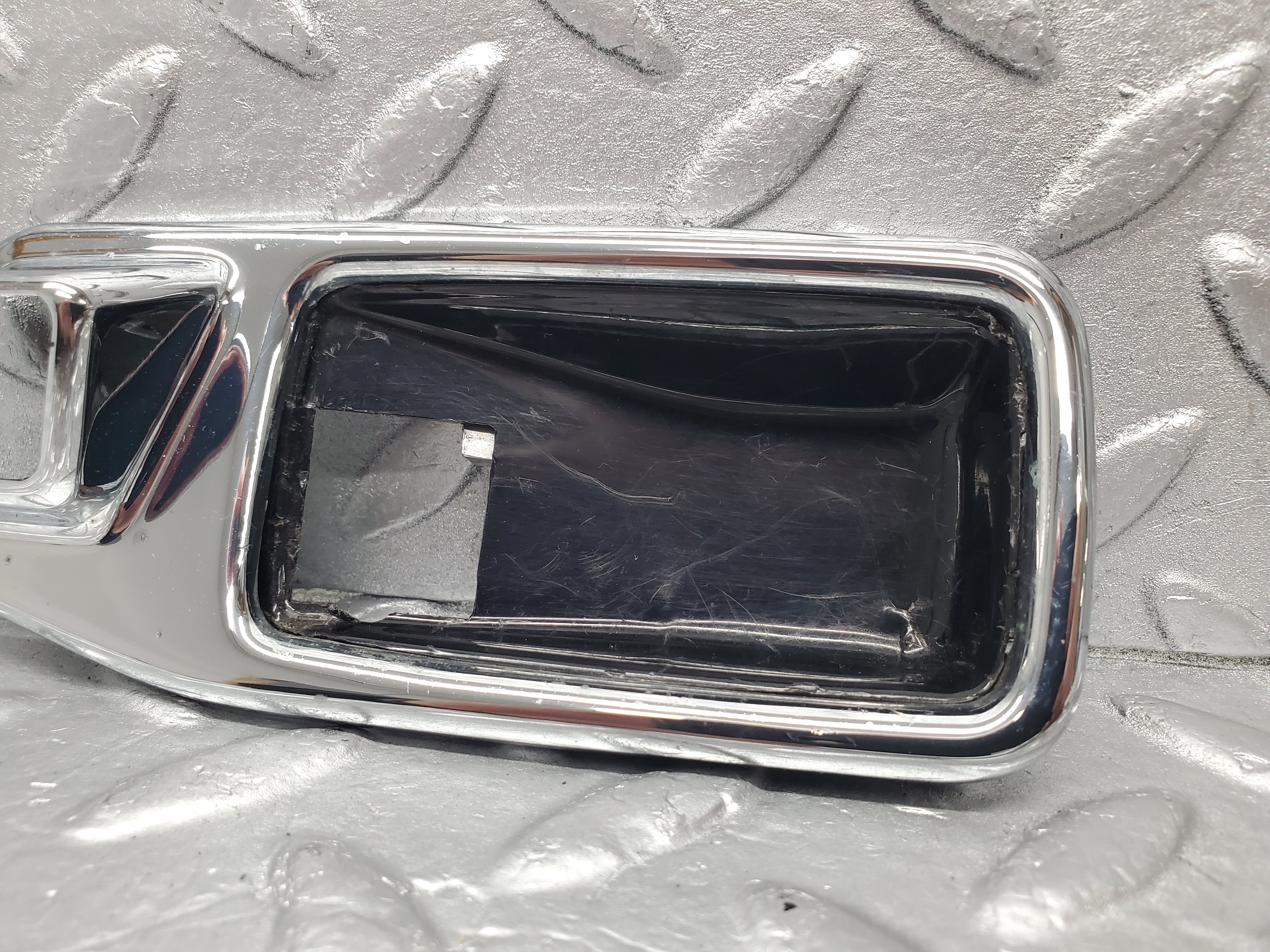 2103 Mercedes-Benz W116 350SE Door Handle Chrome Trim Rear Left 1167660111