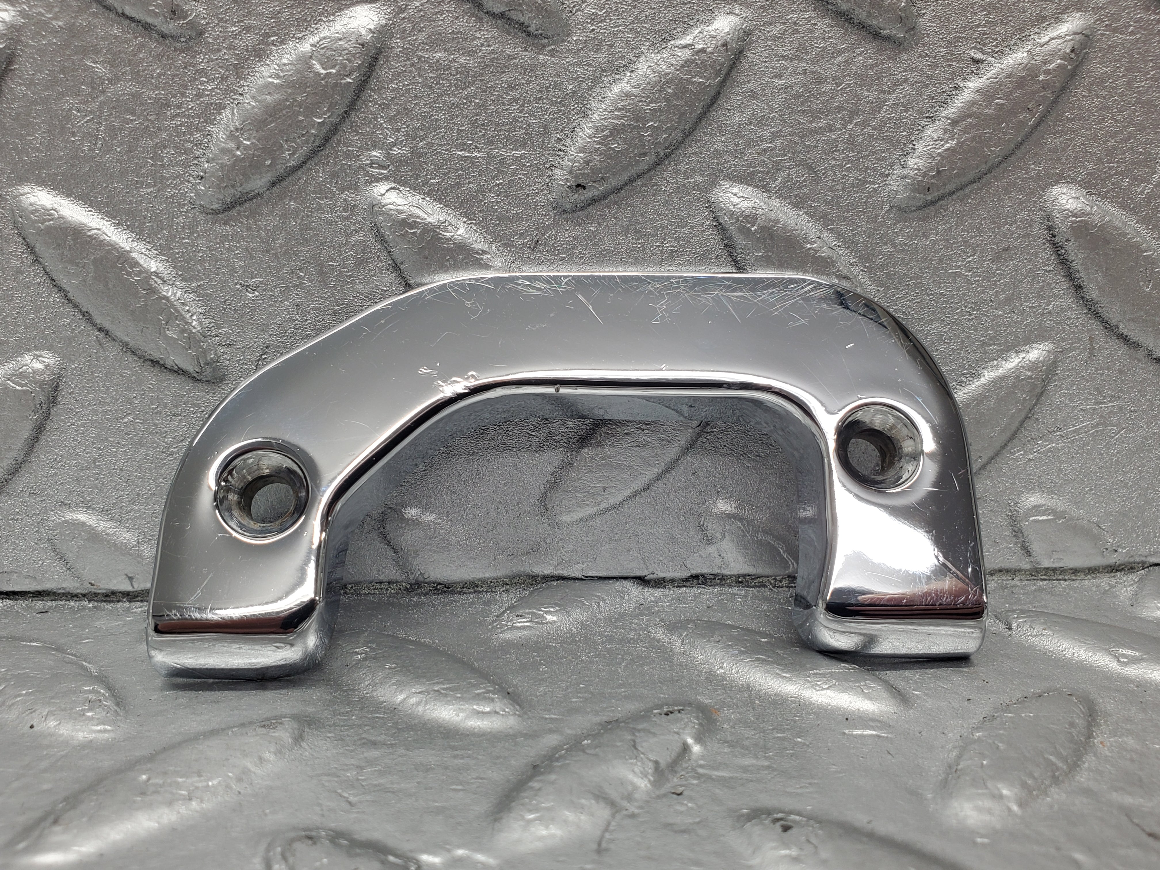 2122 Mercedes-Benz W116 350SE Left Door Chrome Latch Trim