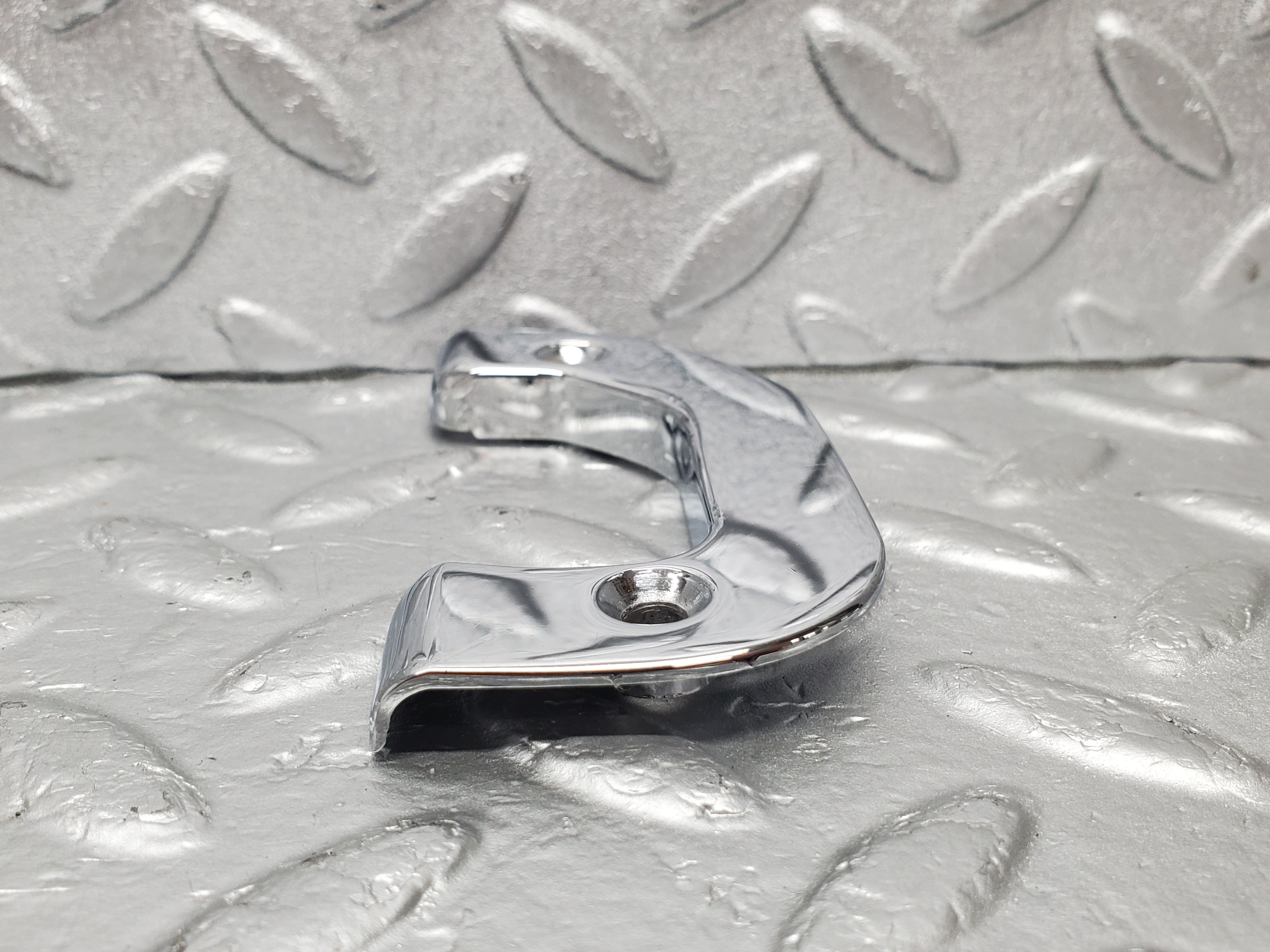 2122 Mercedes-Benz W116 350SE Left Door Chrome Latch Trim