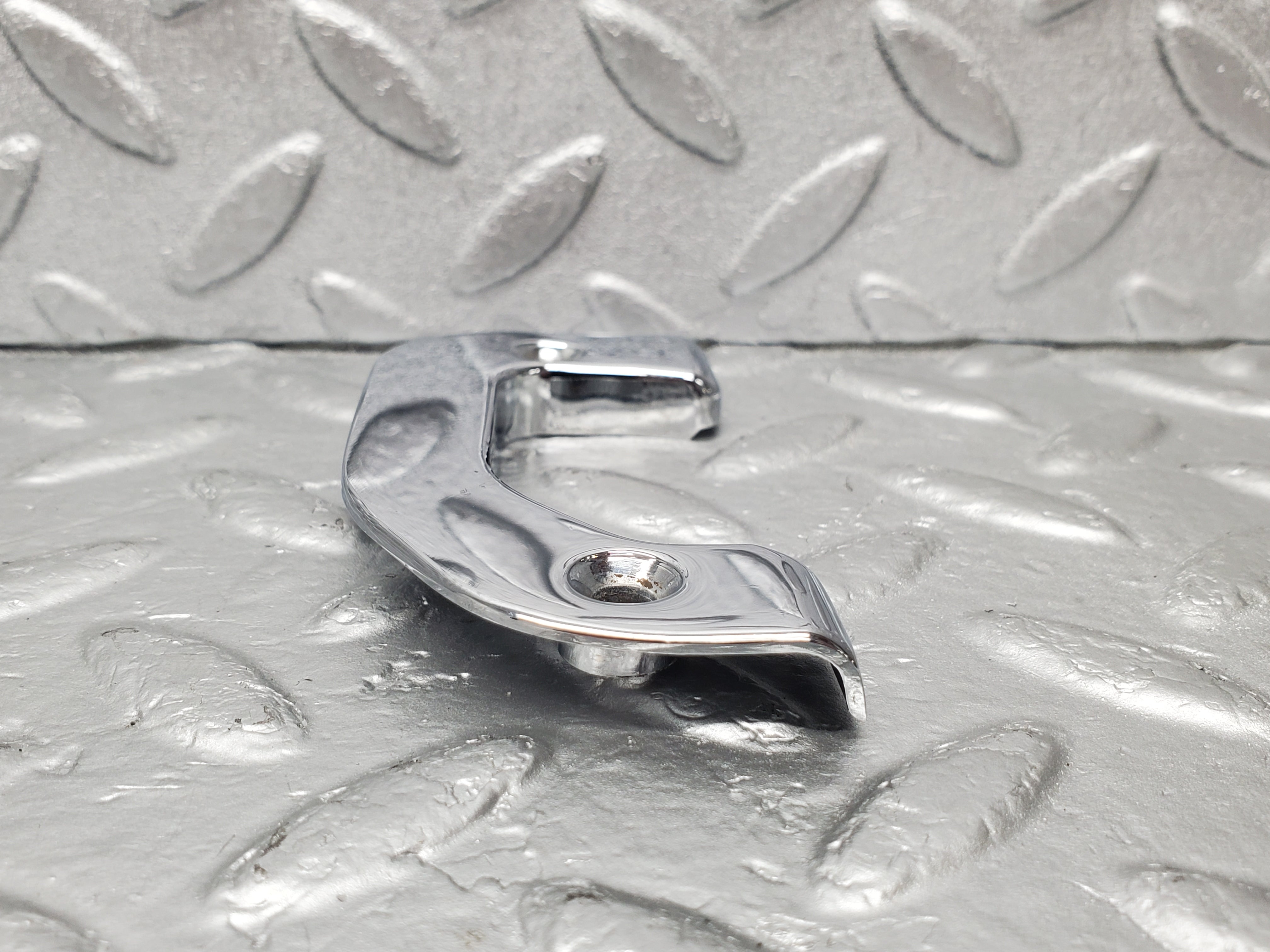 2122 Mercedes-Benz W116 350SE Left Door Chrome Latch Trim