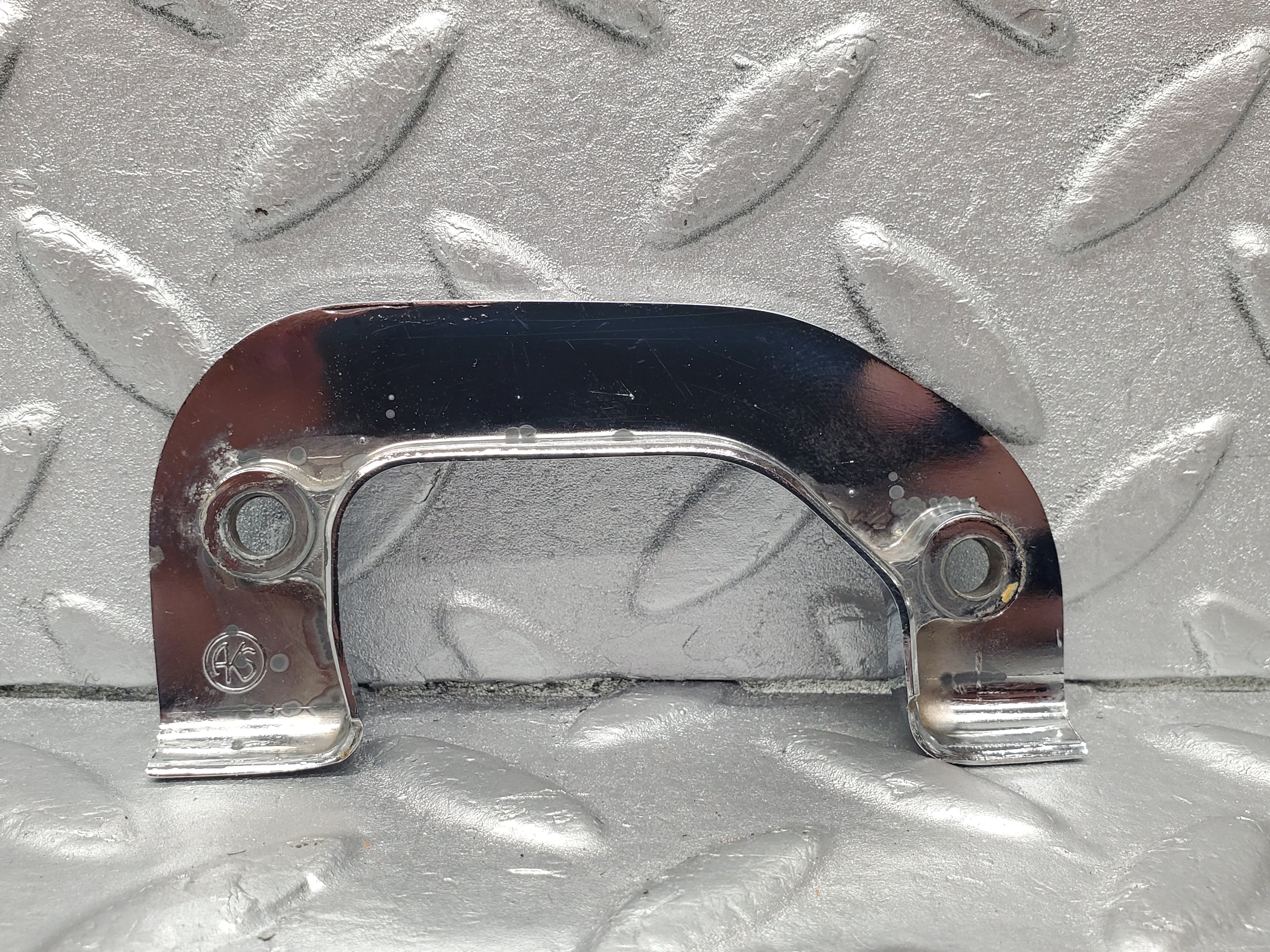 2122 Mercedes-Benz W116 350SE Left Door Chrome Latch Trim