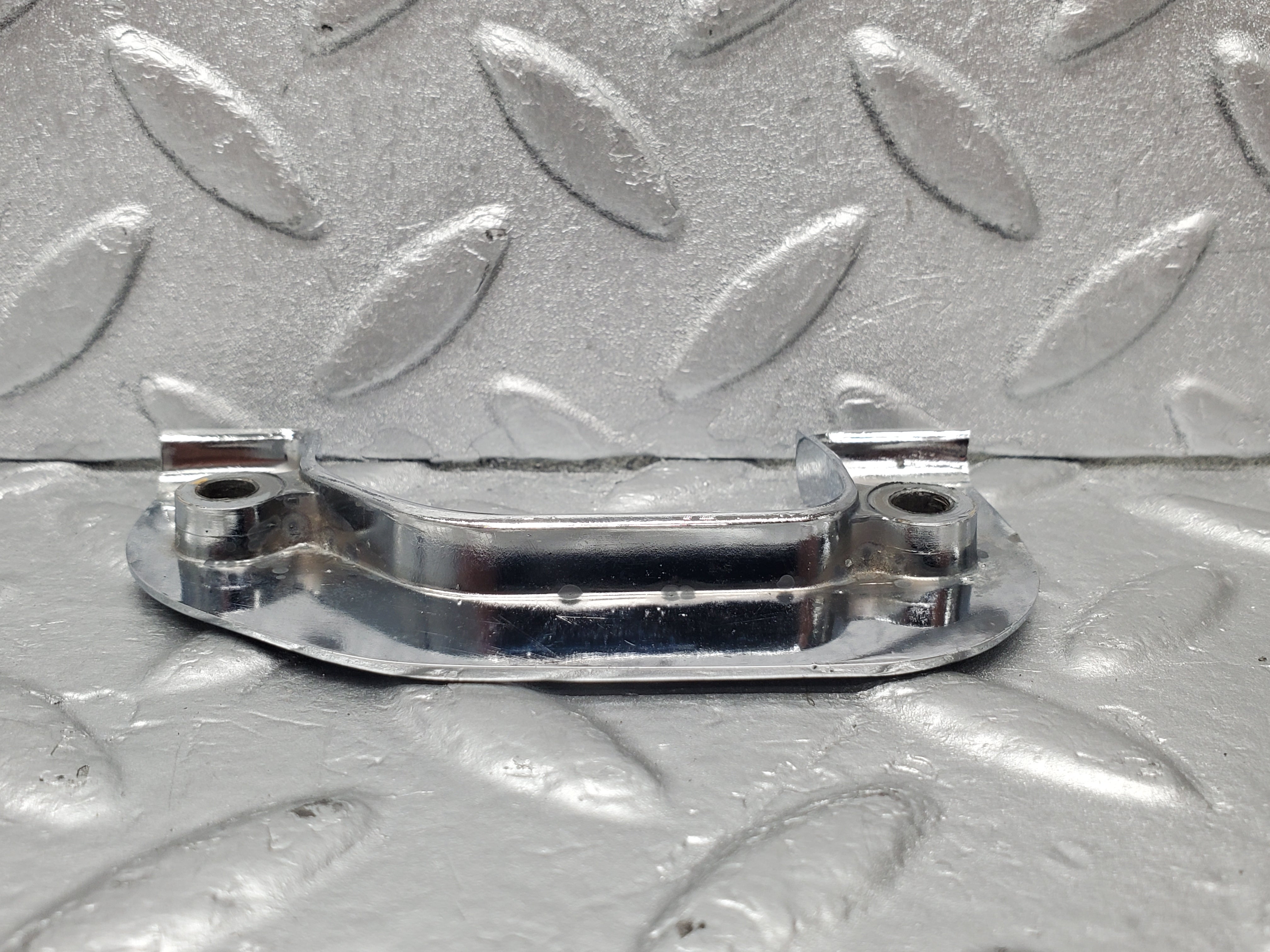 2122 Mercedes-Benz W116 350SE Left Door Chrome Latch Trim