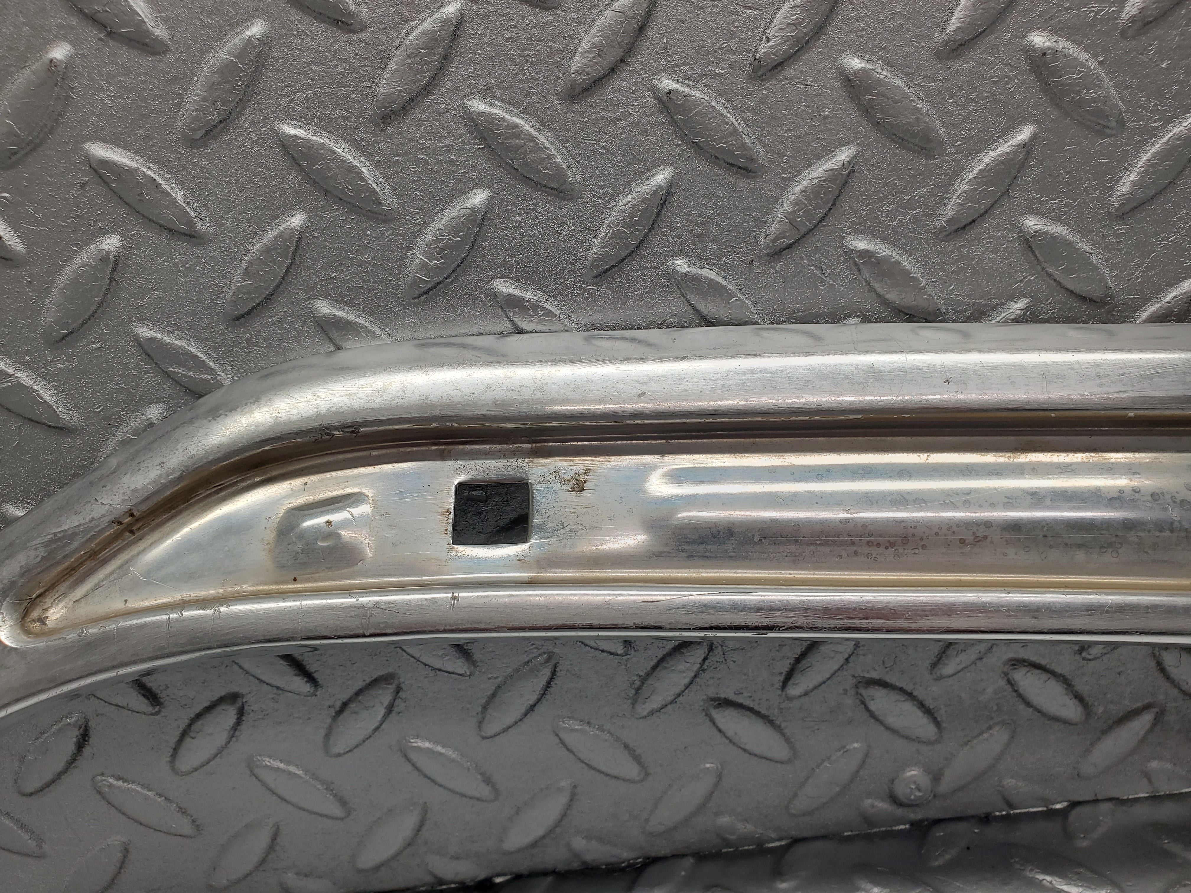 2167 Mercedes-Benz W116 350SE Front Right A Pillar Chrome Moulding Trim