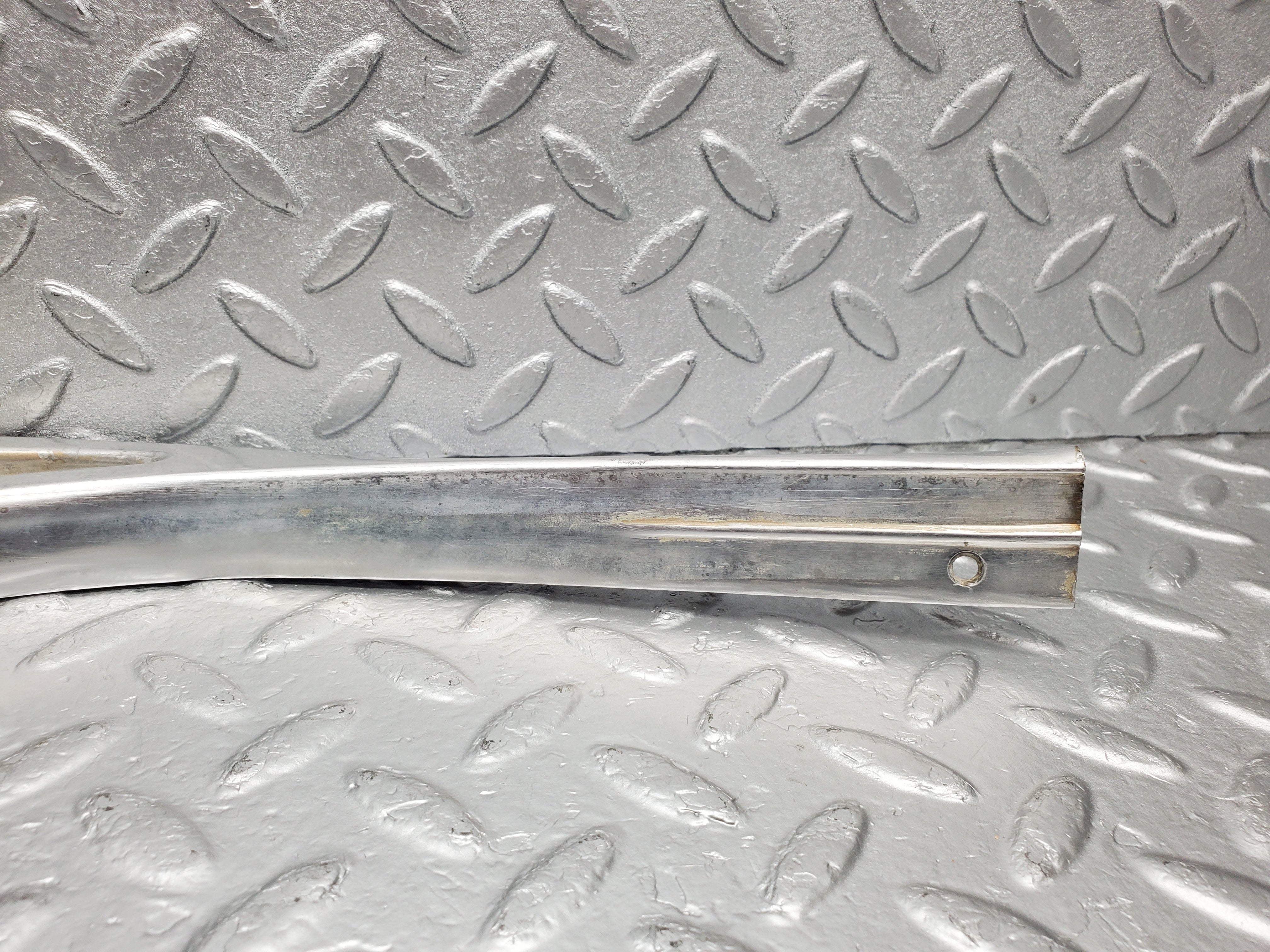 2168 Mercedes-Benz W116 350SE Front Left A Pillar Chrome Moulding Trim