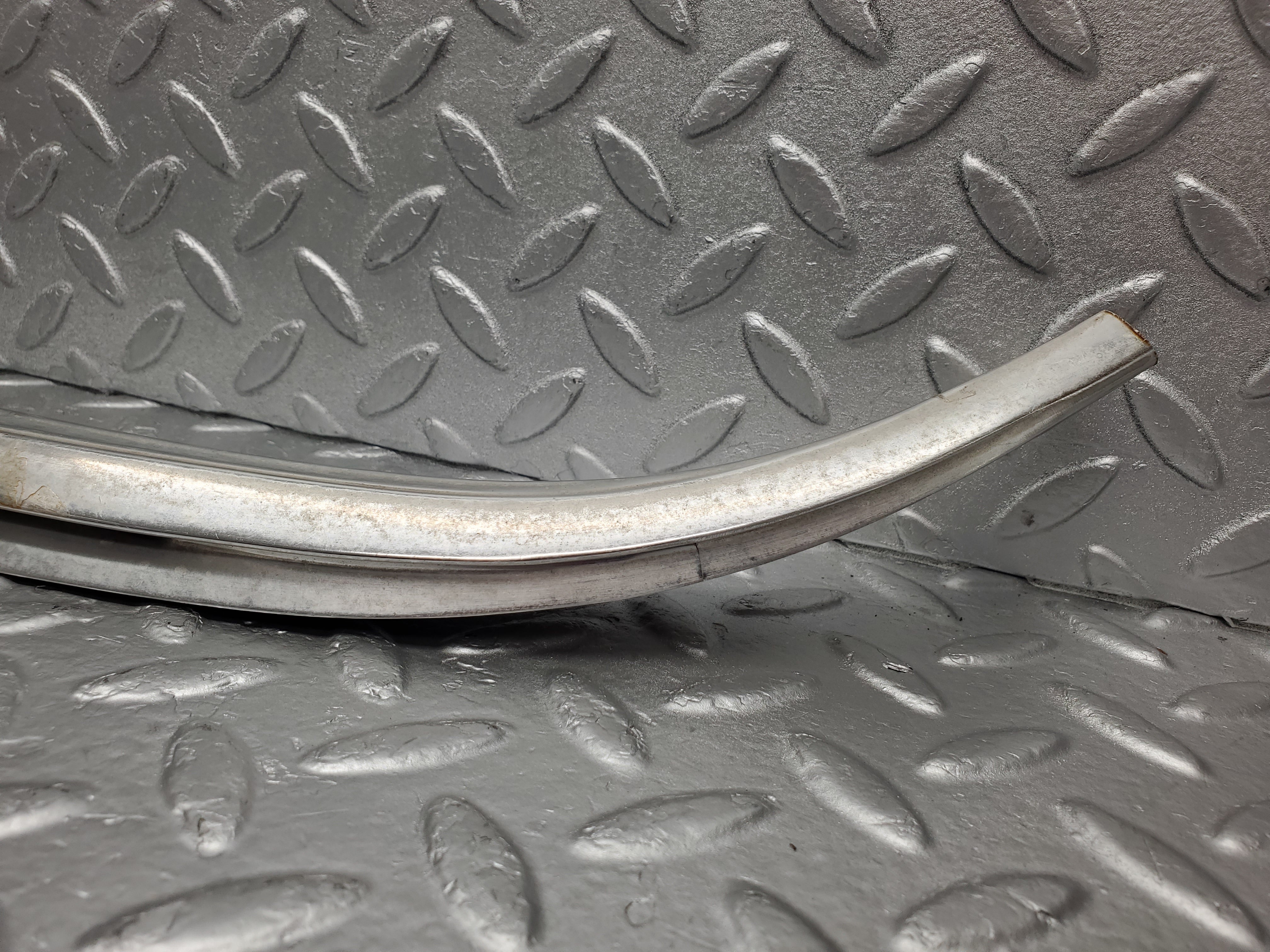 2177 Mercedes-Benz W116 350SE C Pillar Chrome Moulding Trim Left Side