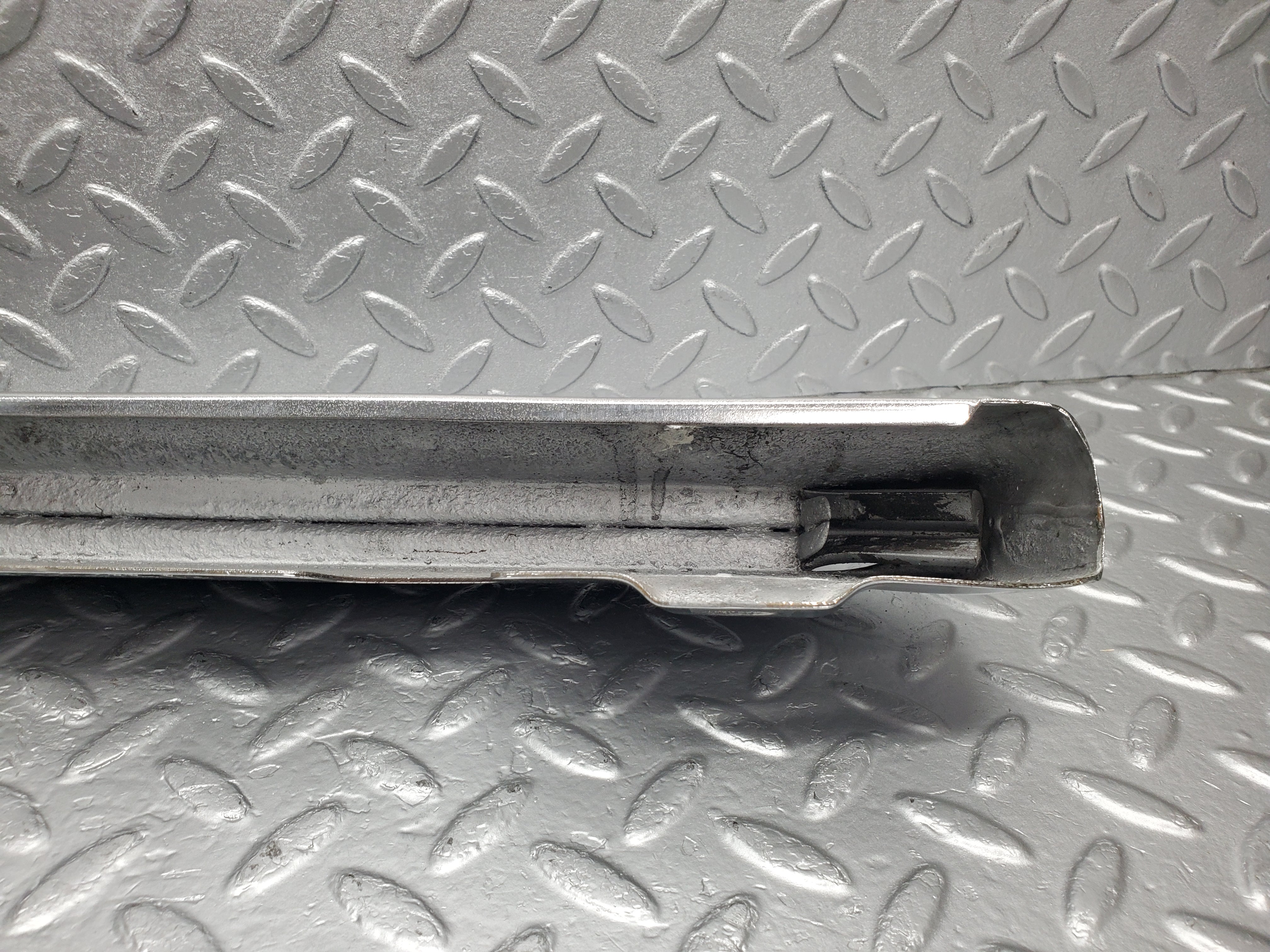 2157 Mercedes-Benz W116 350SE Front Left Upper Bumper Corner 1168800170