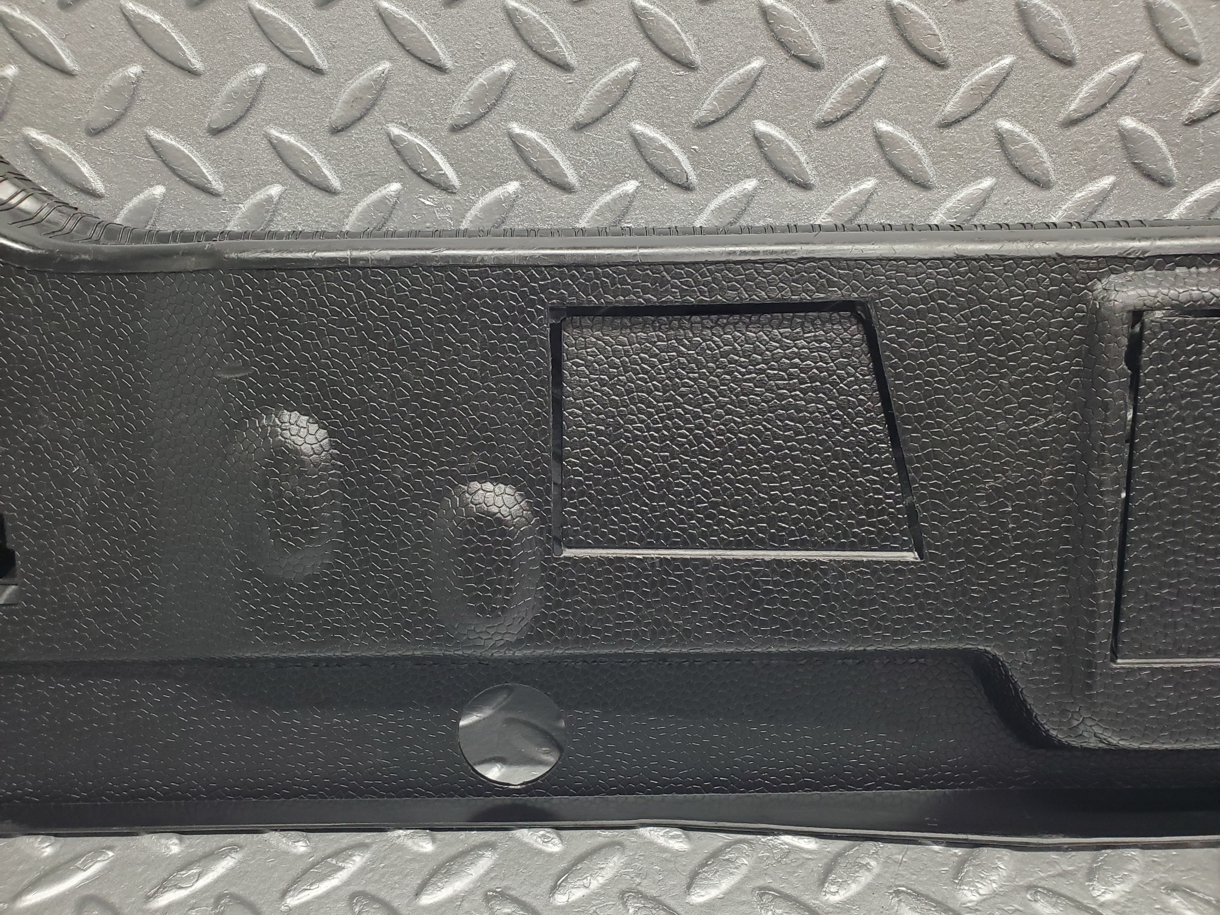 49021 Mercedes-Benz A124 320E Cabriolet Trunk Lock Trim Panel 1246942325